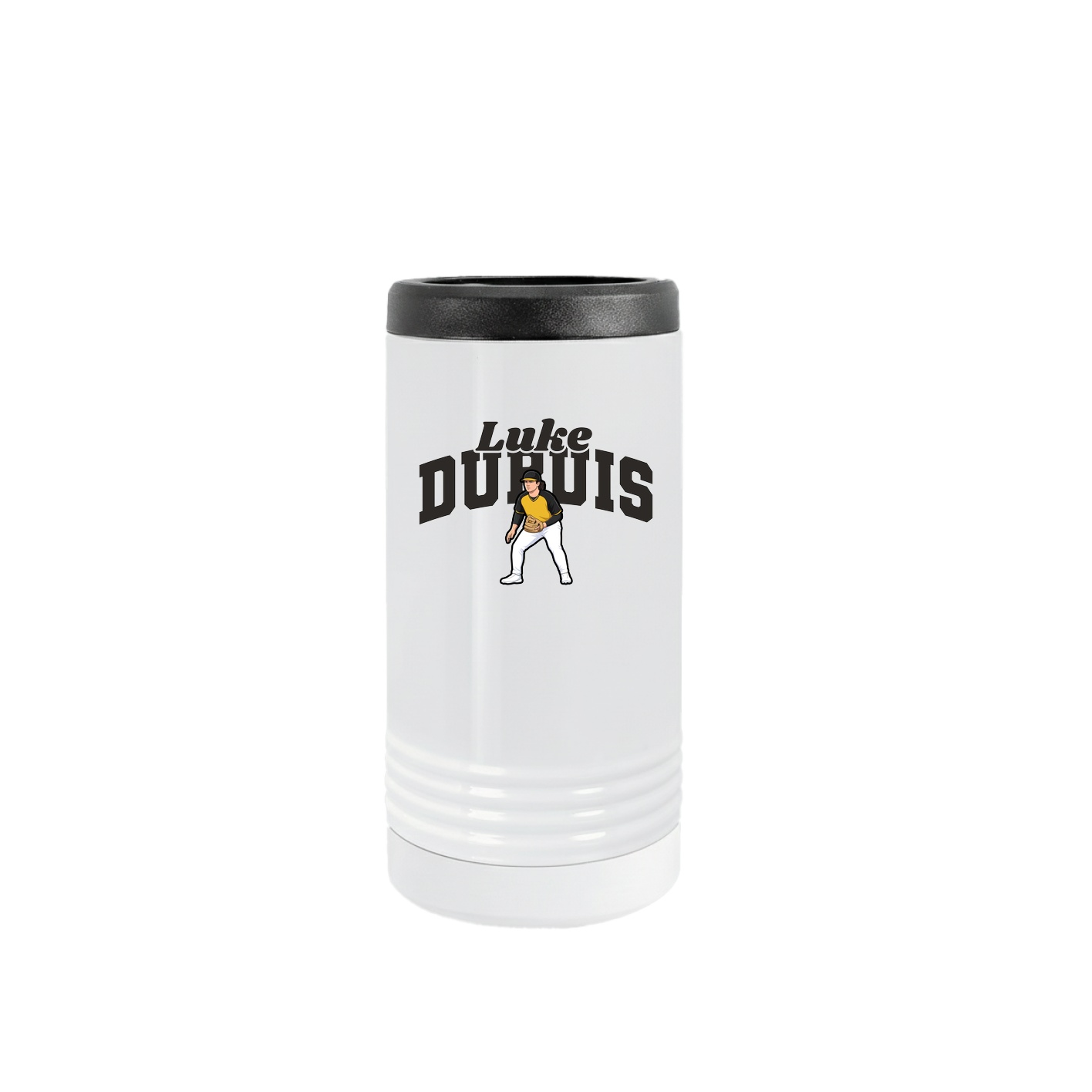 Slim Beverage Holder — Signature Arch in White