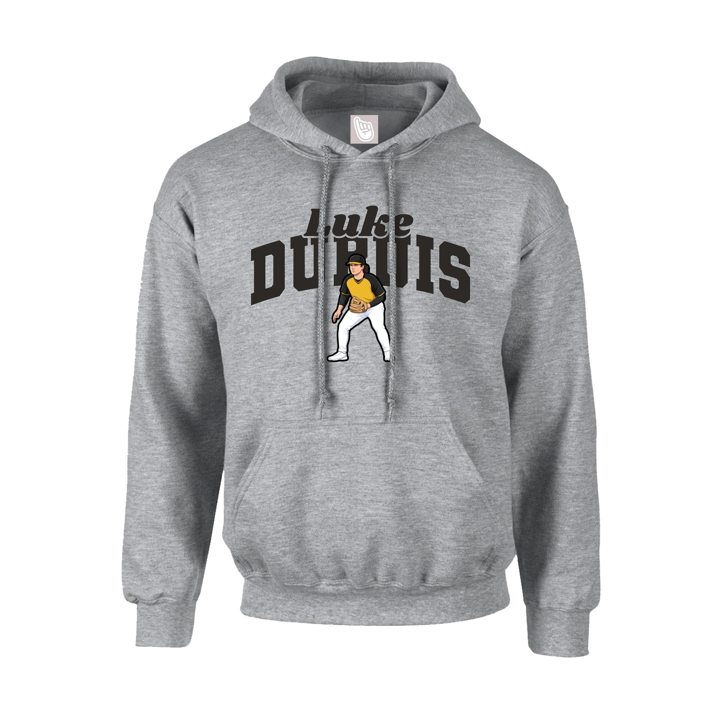 Hoodie — Signature Arch in Grey