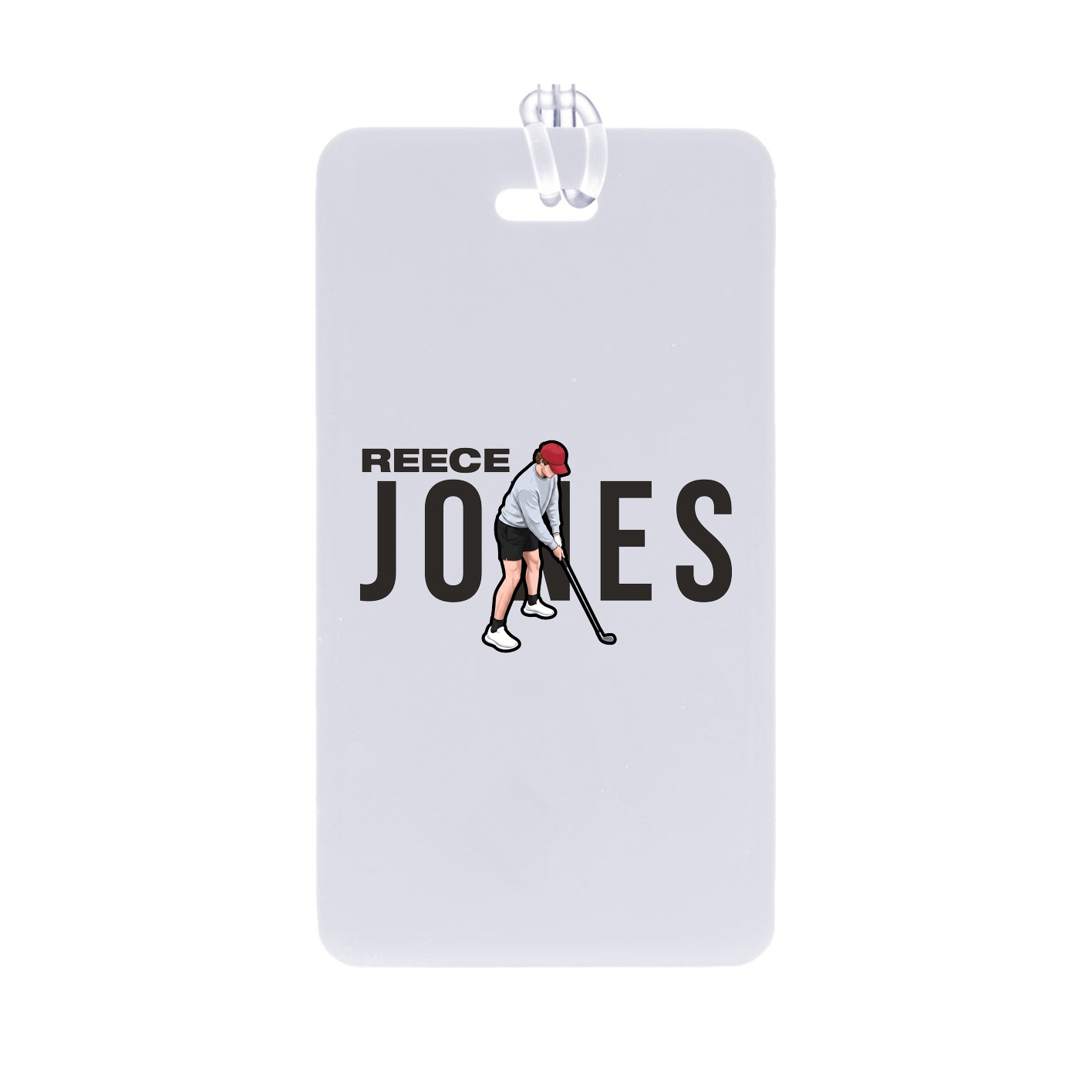 Bag Tag — Player Name in Classic
