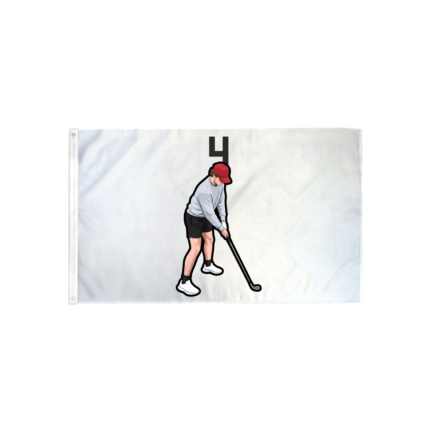 3x5 Flag — Number Top in Classic