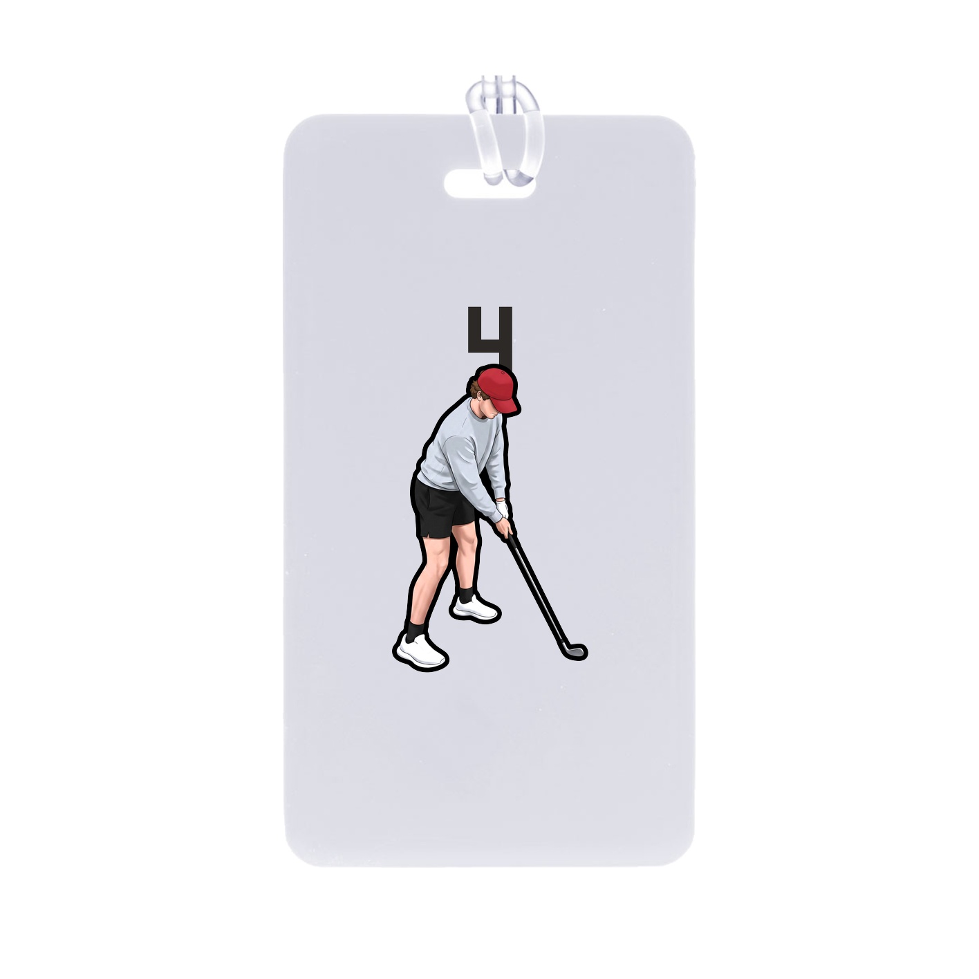 Bag Tag — Number Top in Classic