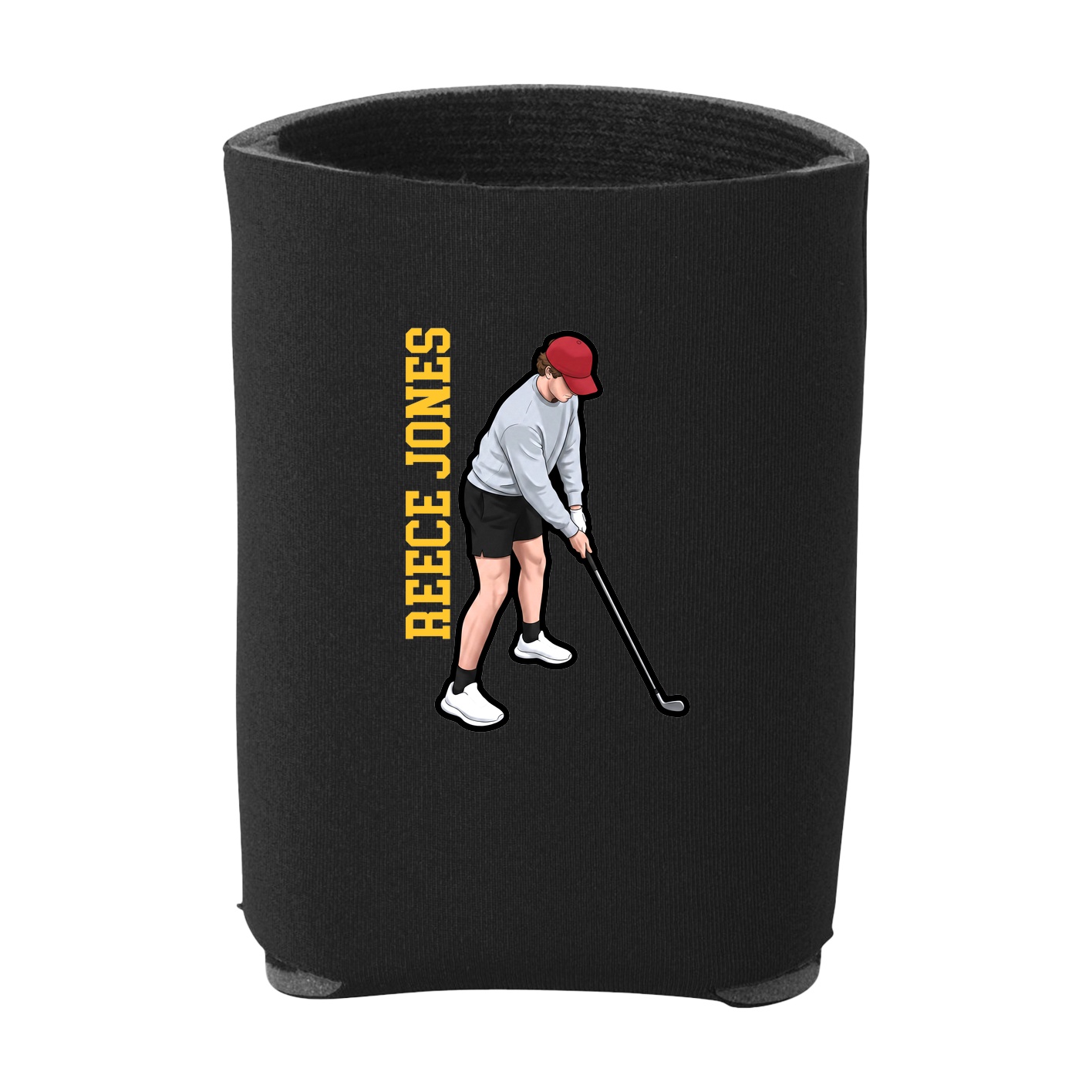 Can Holder — Name Vertical in Black