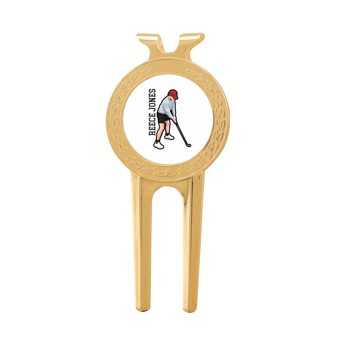 Divot Tool with Ball Marker — Name Vertical in Classic