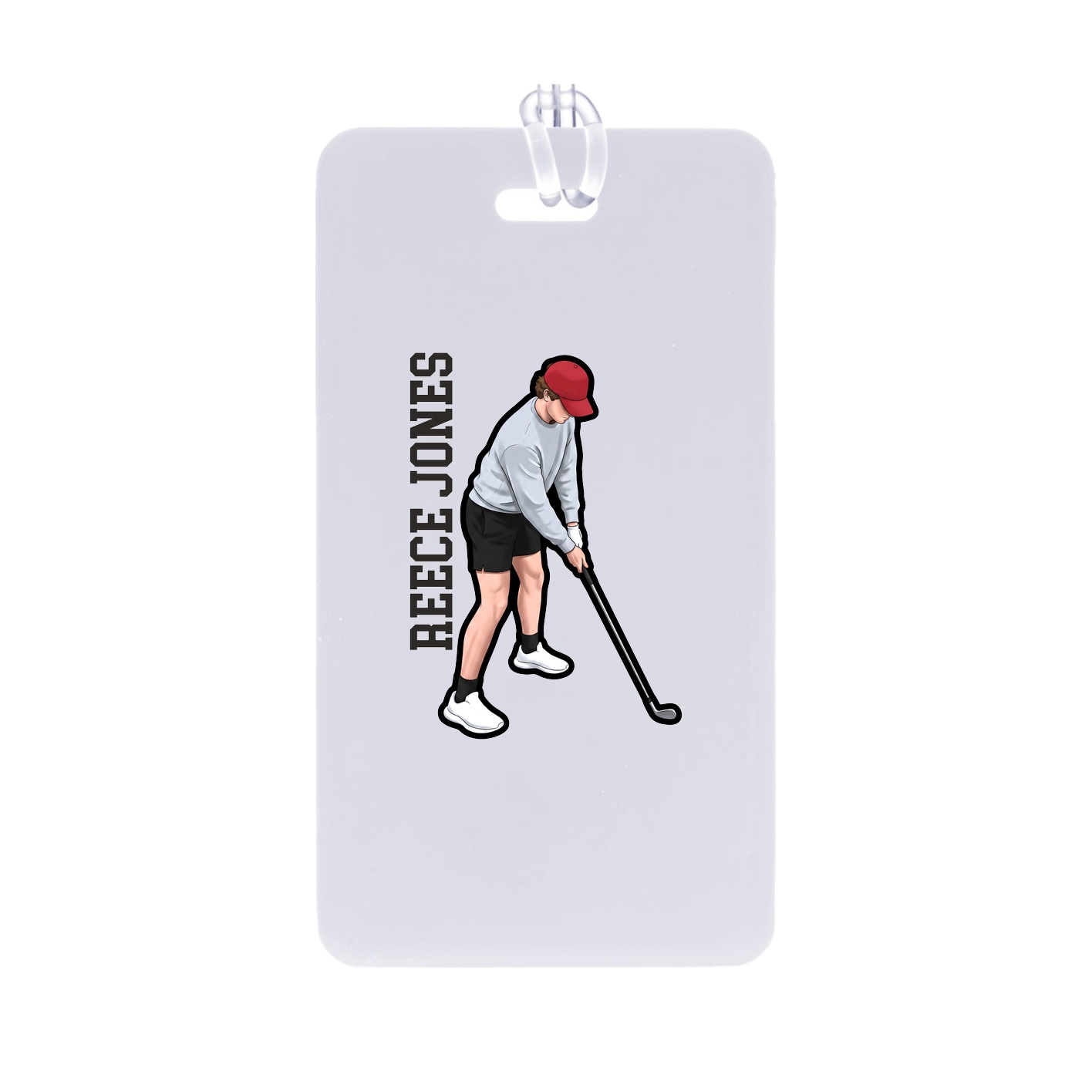 Bag Tag — Name Vertical in Classic