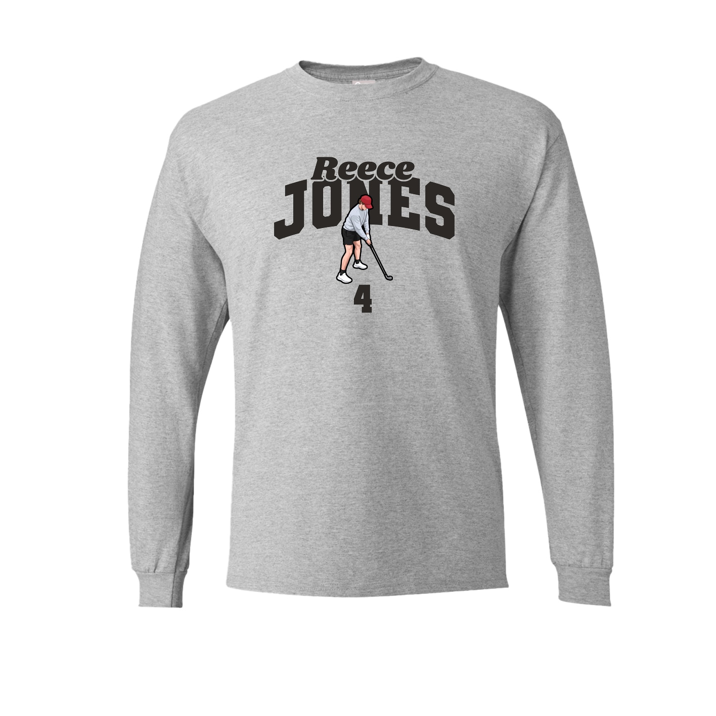 Long Sleeve Tee — Signature Arch in Grey