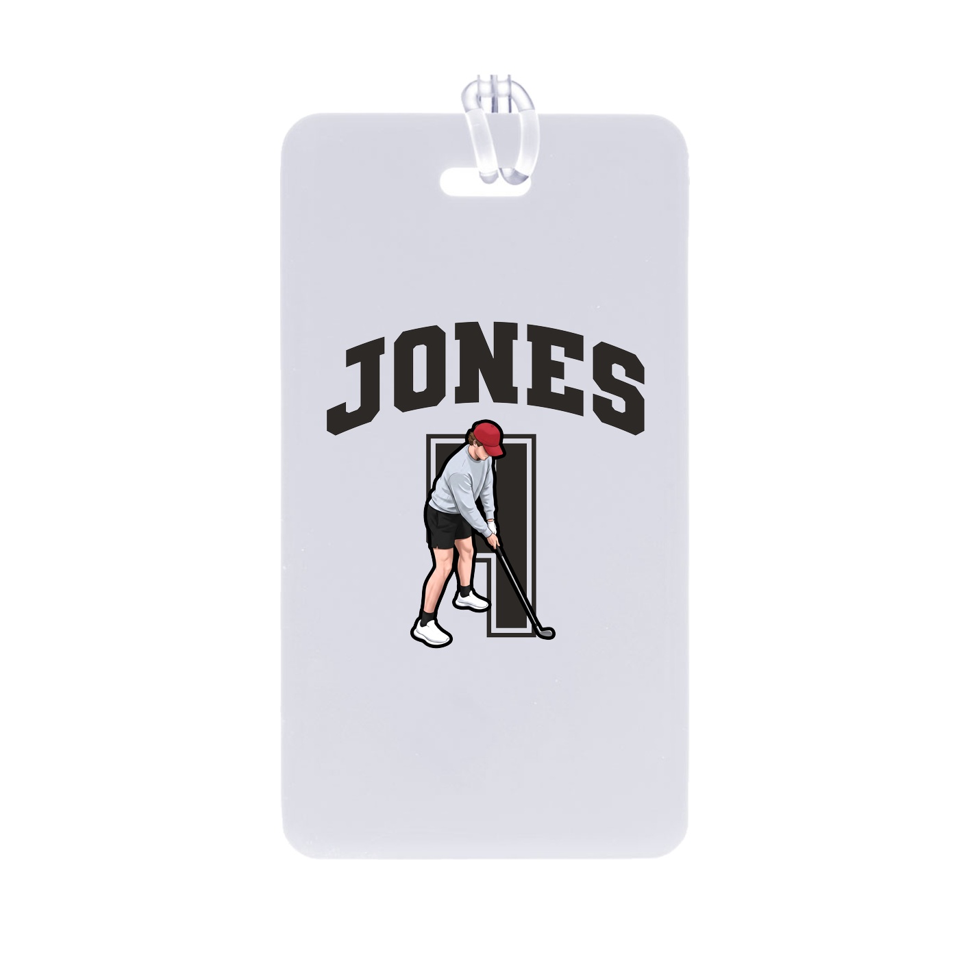 Bag Tag — Number in Classic