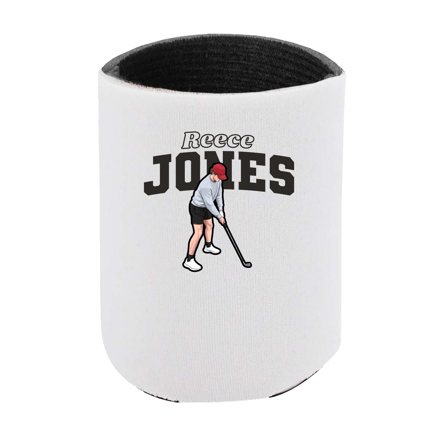 Can Holder — Name Arch in White