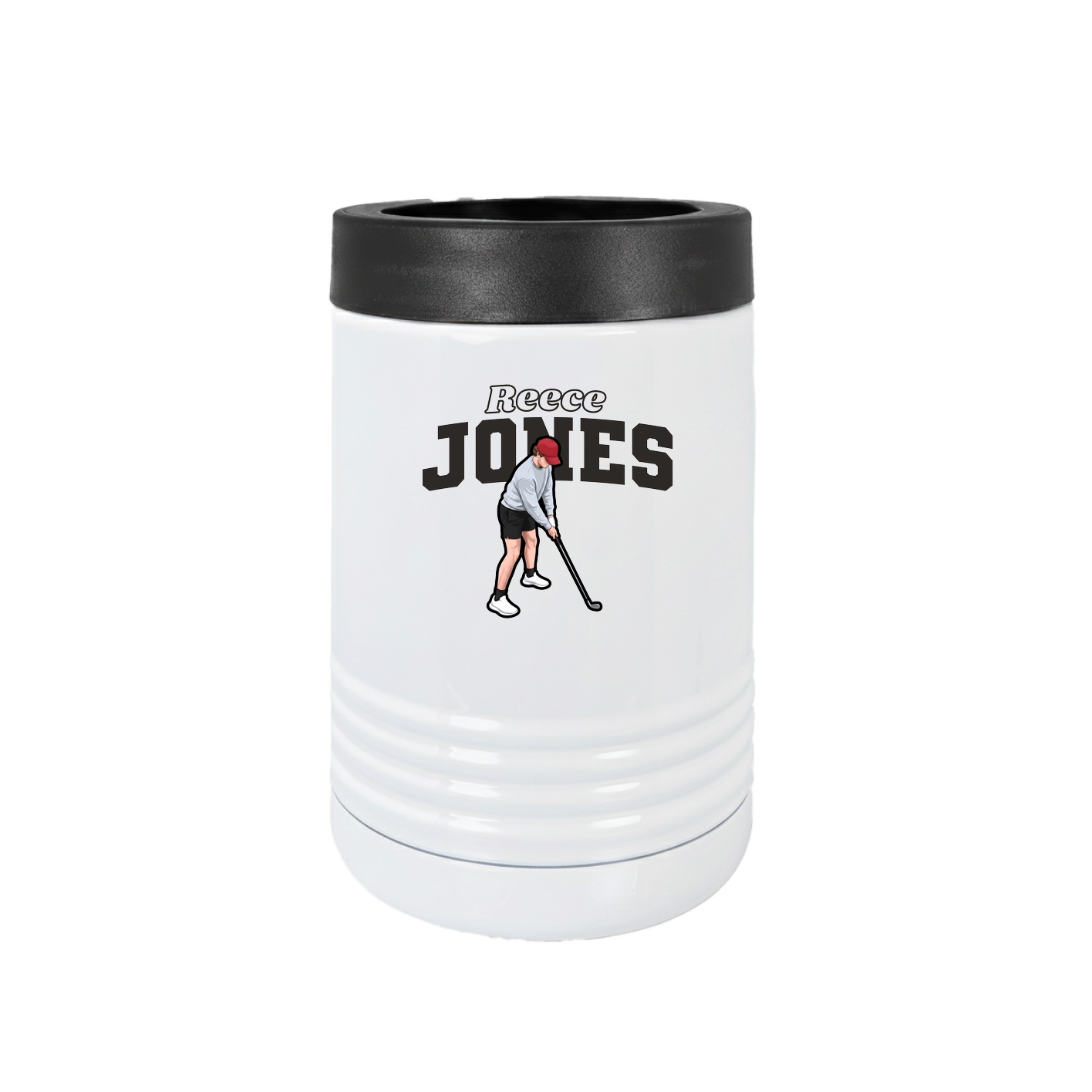Beverage Holder — Name Arch in White