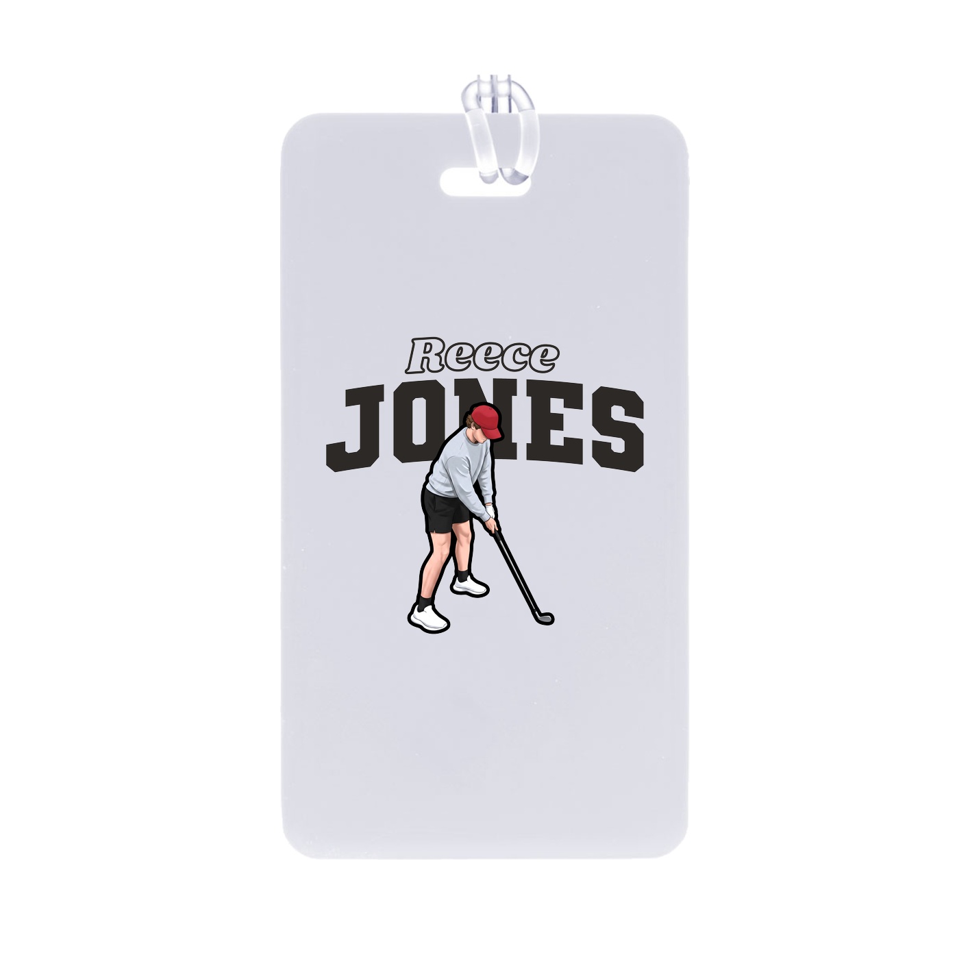 Bag Tag — Name Arch in Classic