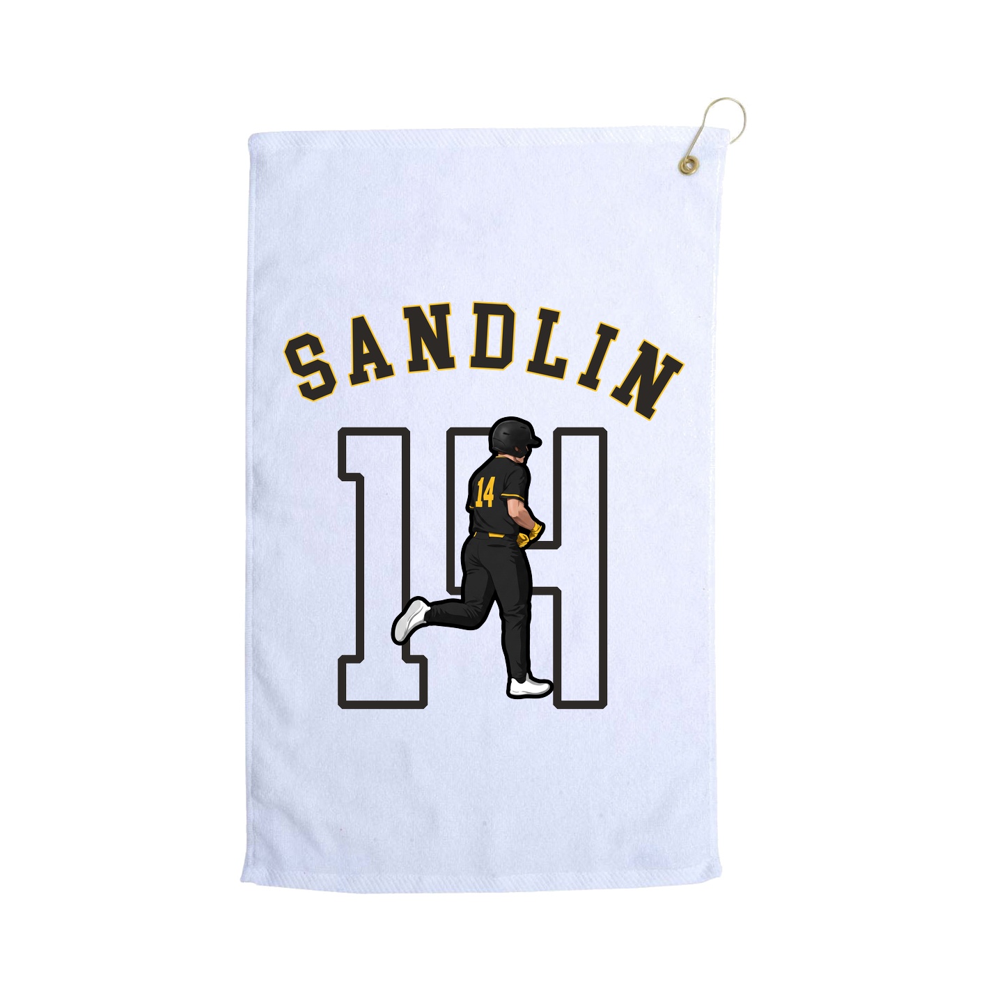 Golf Towel — Shirsey Arch in White
