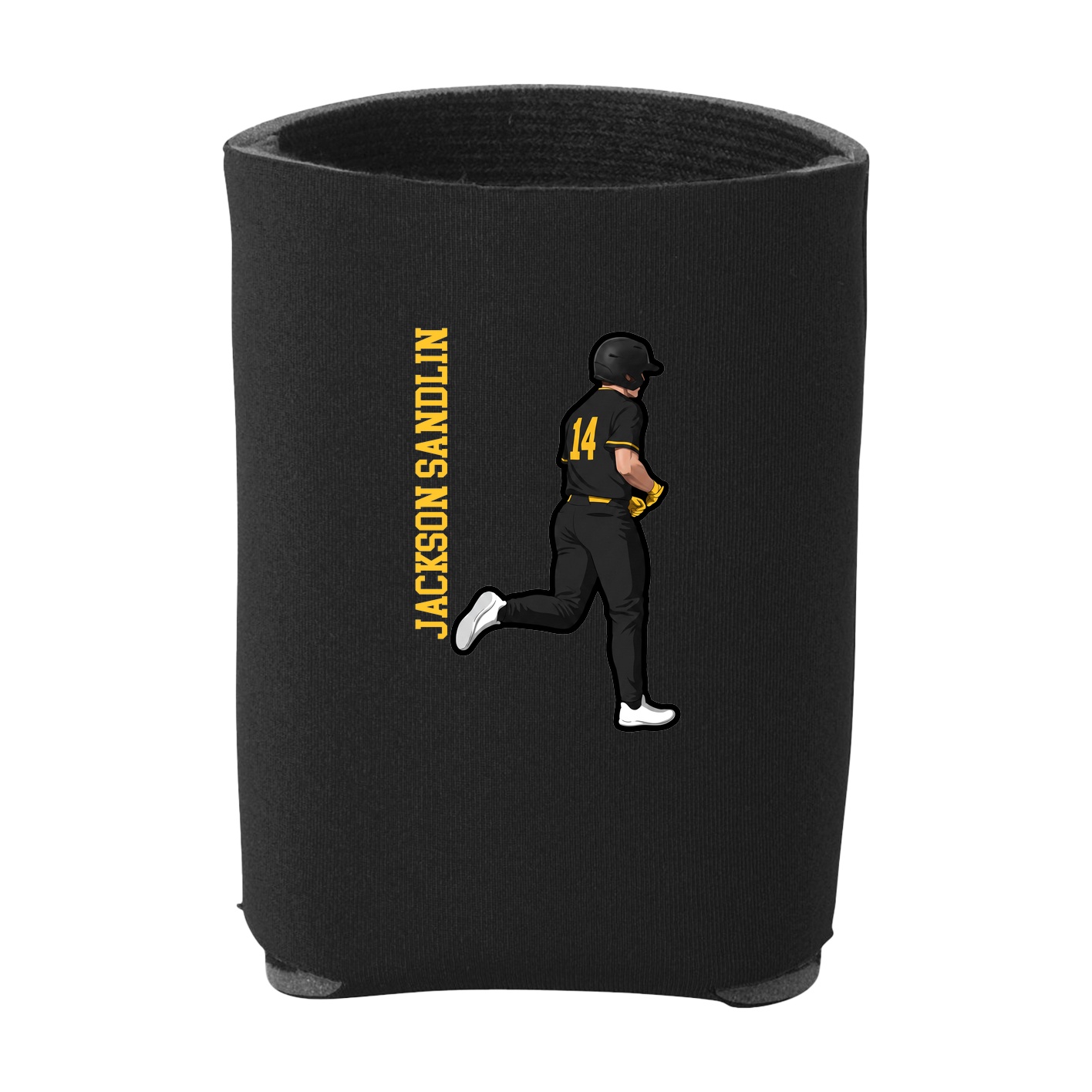 Can Holder — Name Vertical in Black