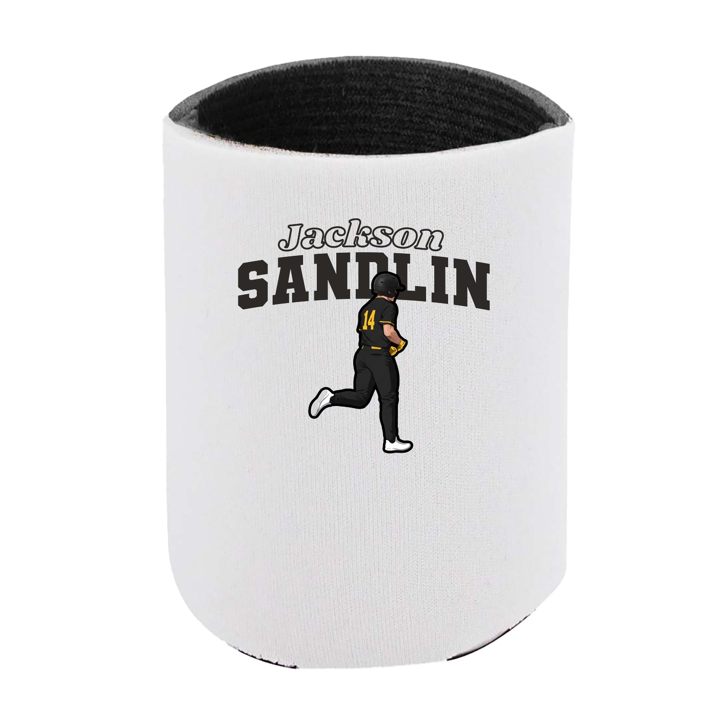 Can Holder — Name Arch in White