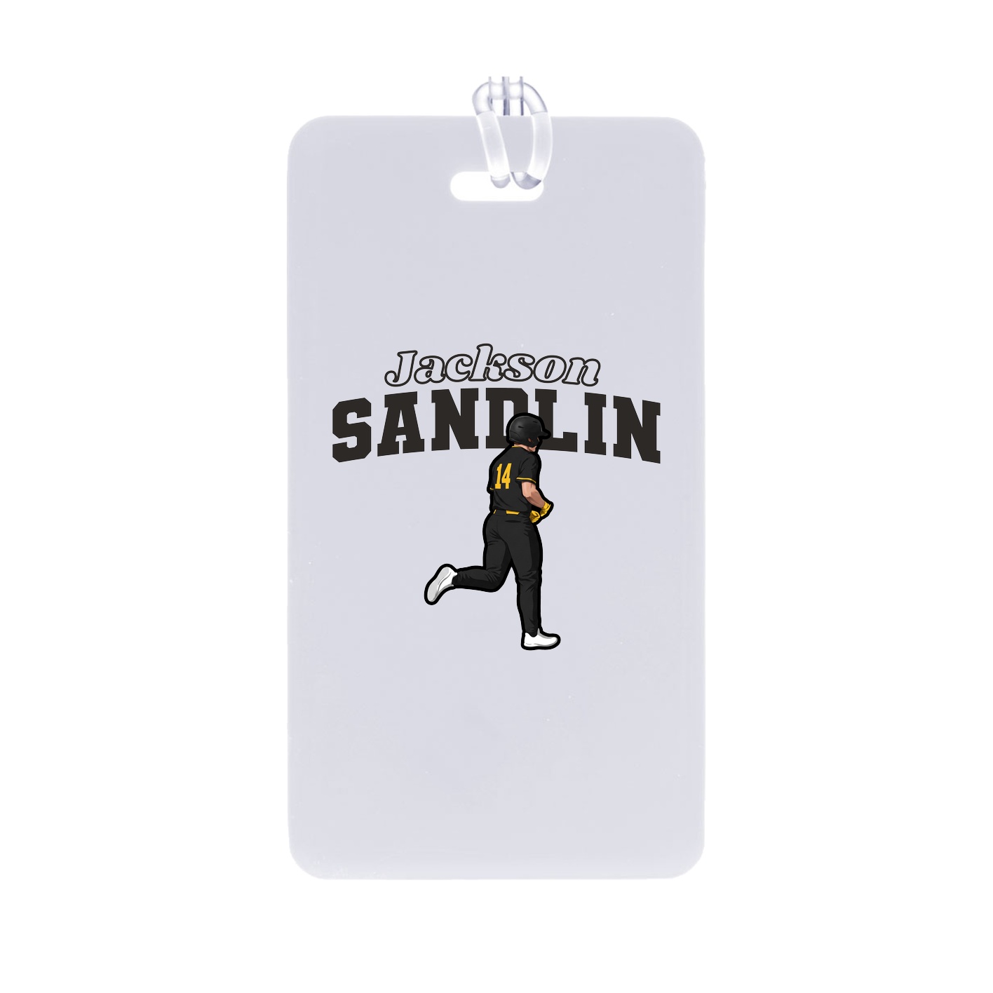 Bag Tag — Name Arch in Classic