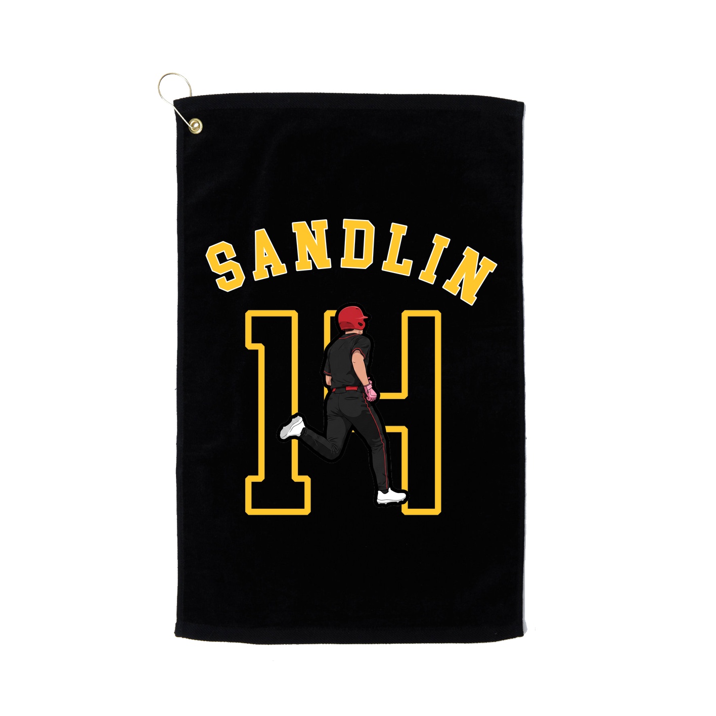 Golf Towel — Shirsey Arch in Black