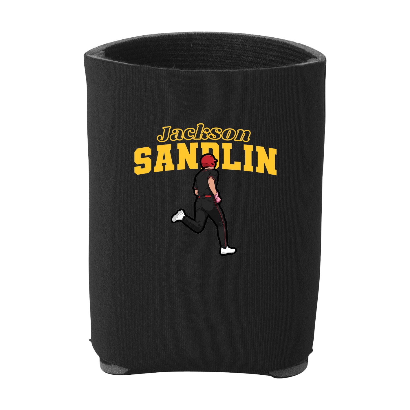 Can Holder — Name Arch in Black