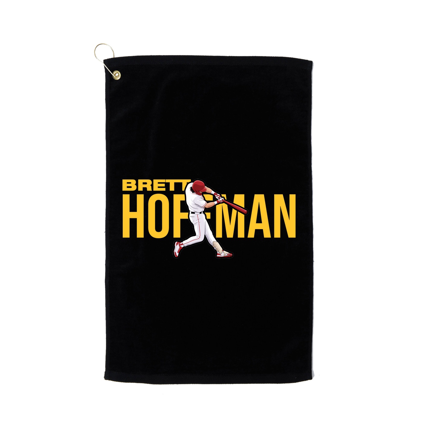 Golf Towel — Player Name in Black