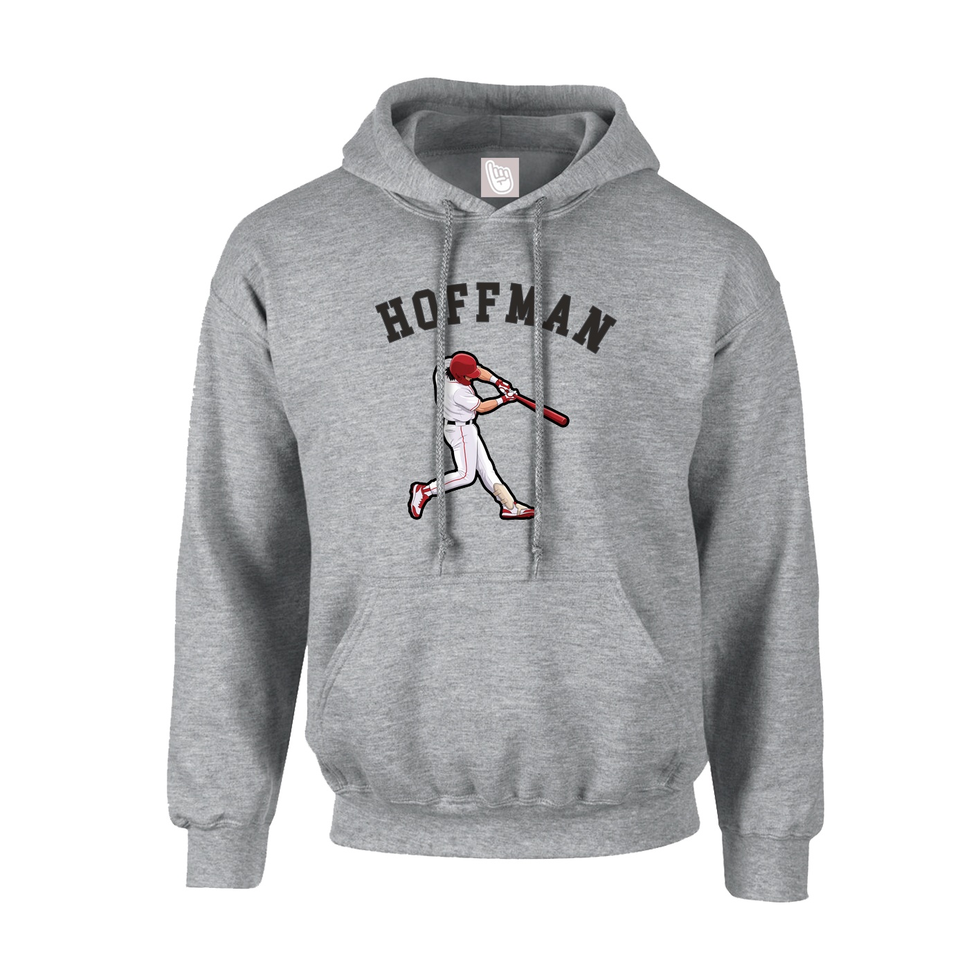 Youth Hoodie — Shirsey Arch in Grey