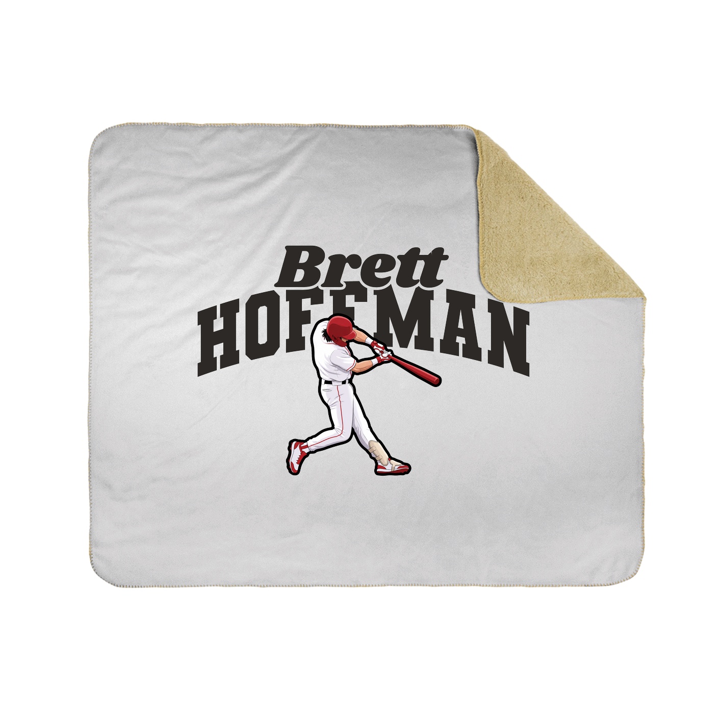 Throw Blanket — Signature Arch in White