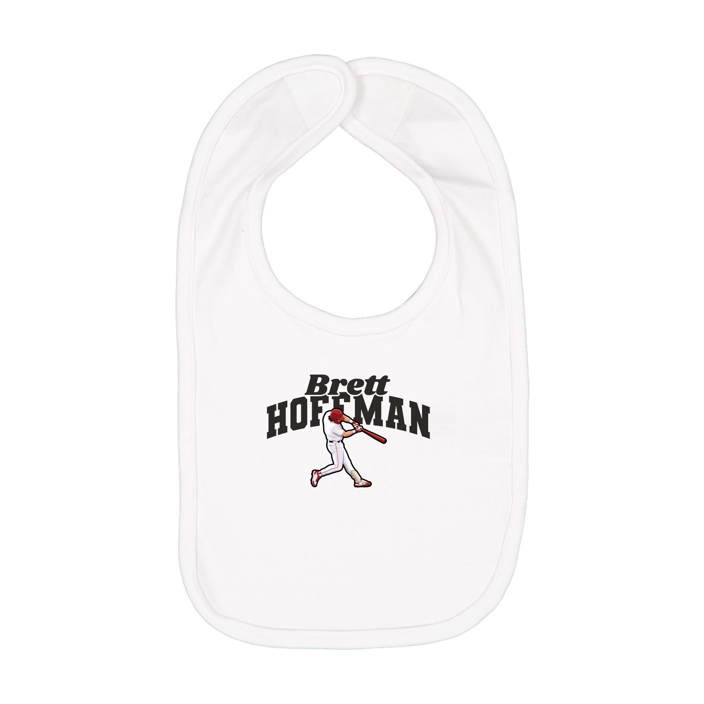 Infant Bib — Signature Arch in White