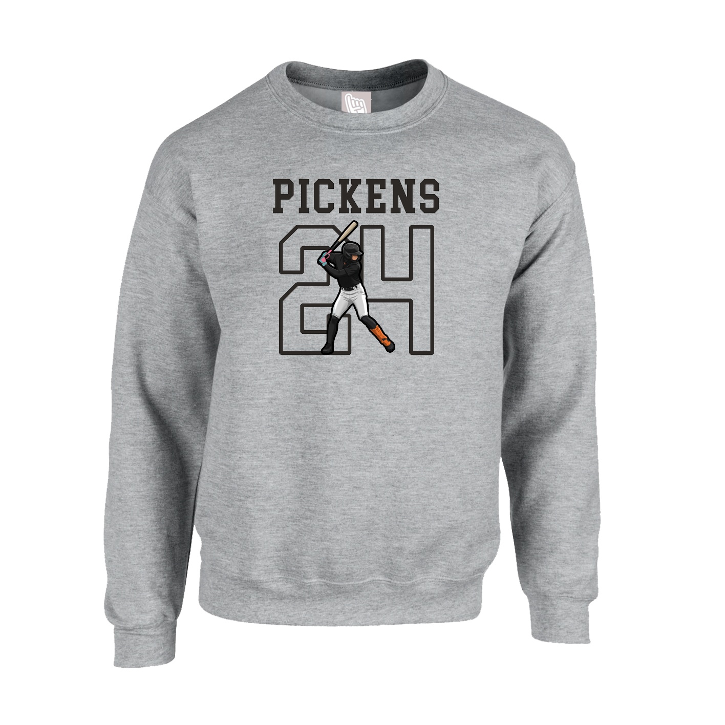 Fleece Crew — Shirsey in Grey
