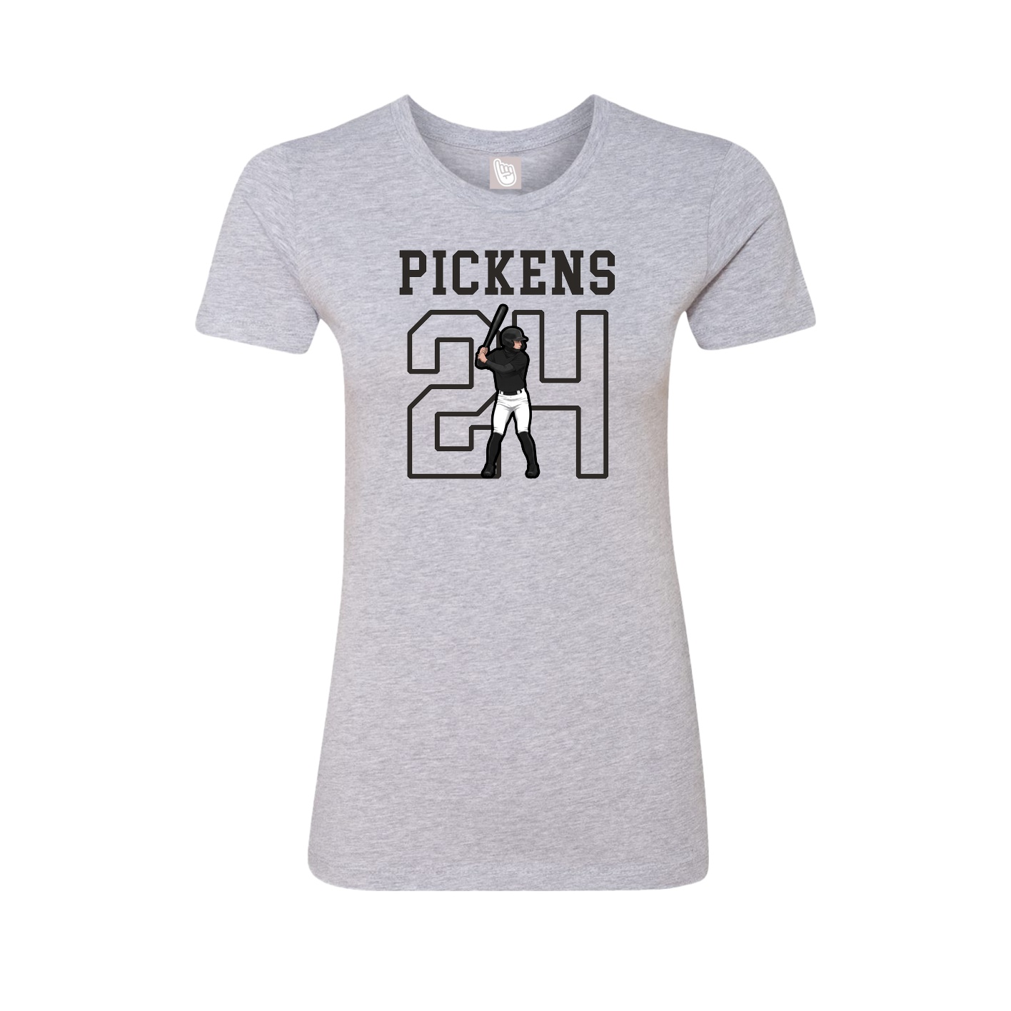 Fitted Women's Tee — Shirsey in Grey