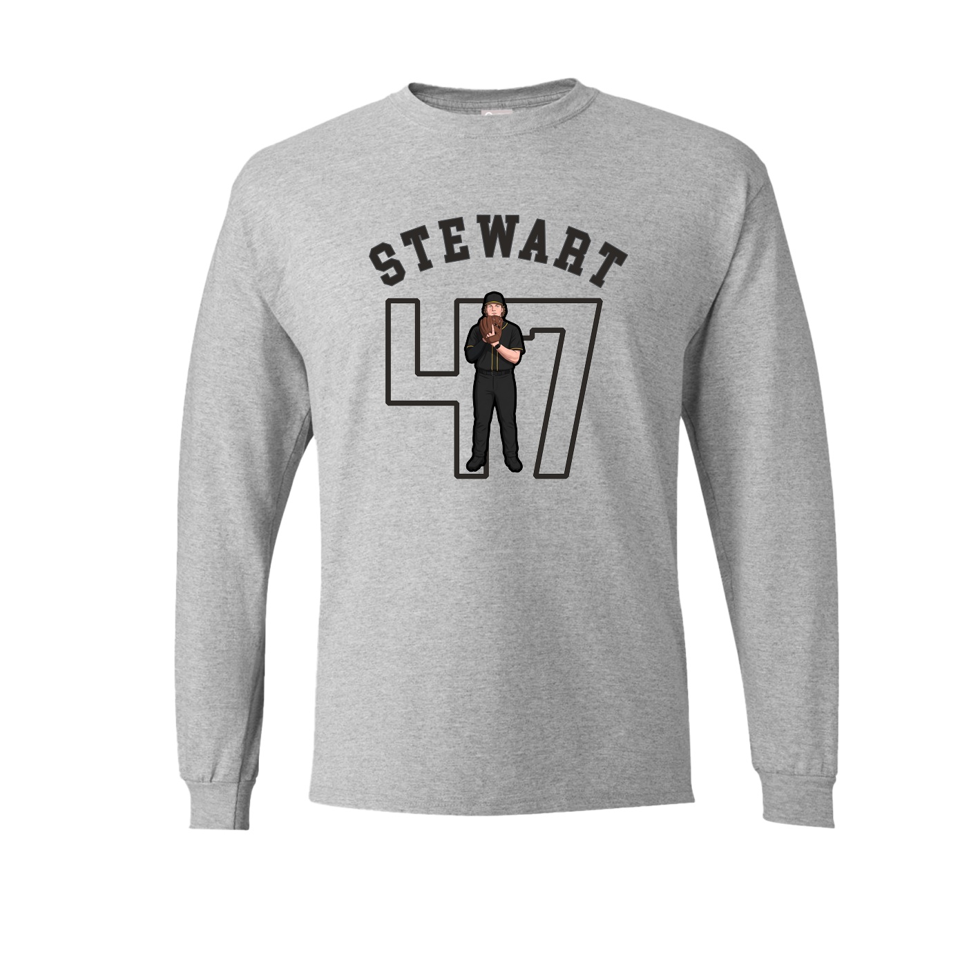 Long Sleeve Tee — Shirsey Arch in Grey