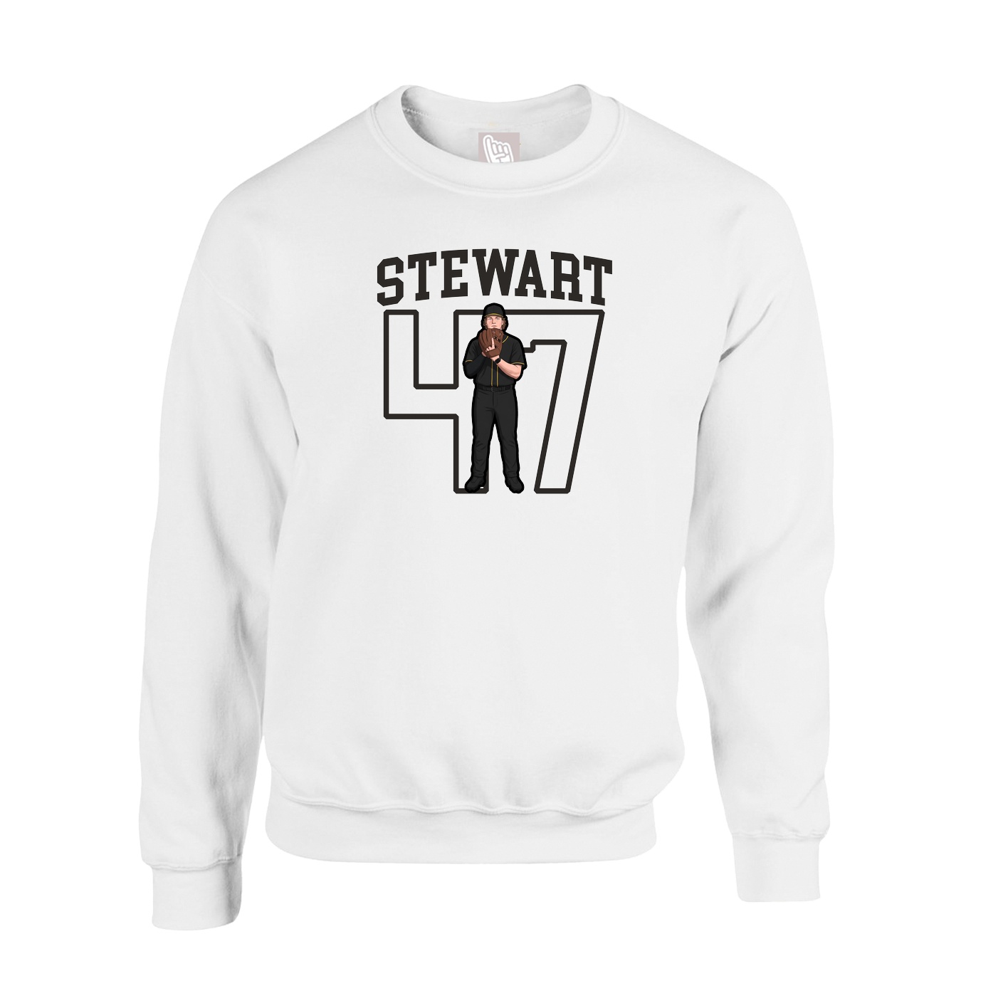 Fleece Crew — Shirsey in White