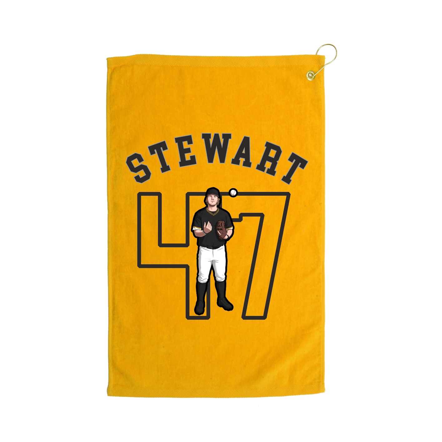 Golf Towel — Shirsey Arch in Gold