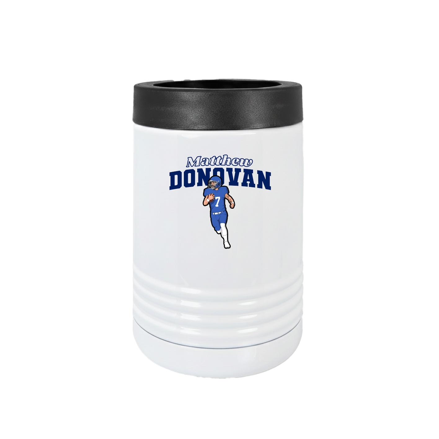 Beverage Holder — Name Arch in White