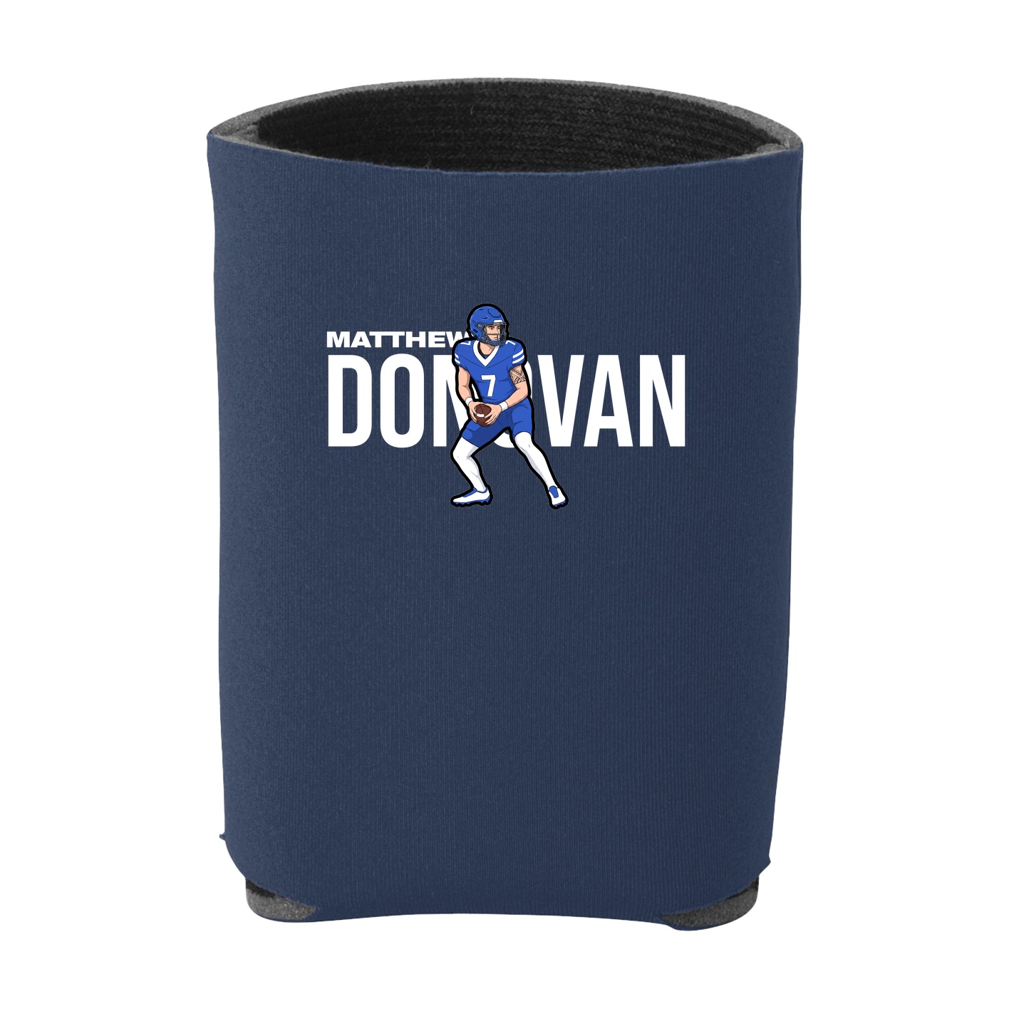 Can Holder — Player Name in Navy