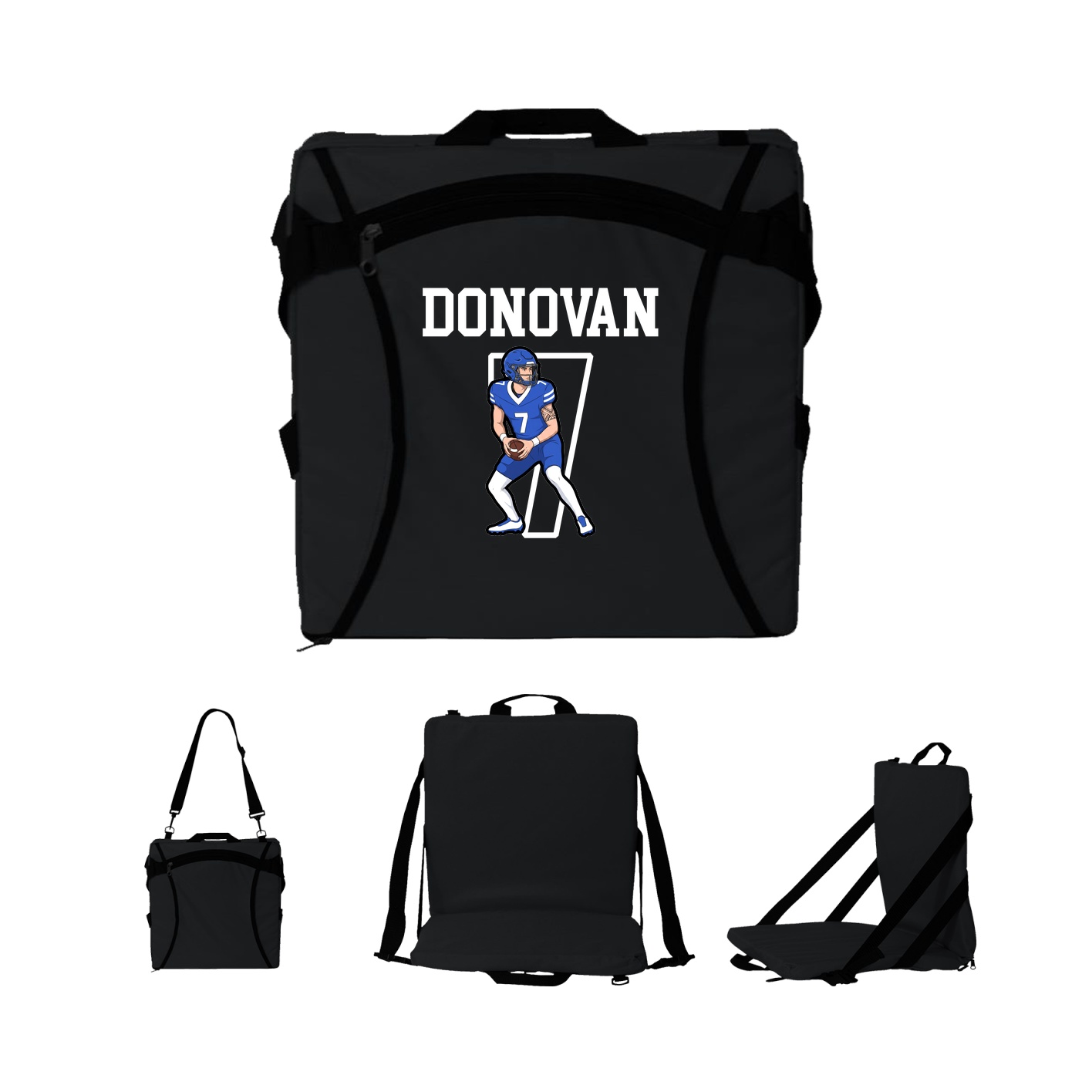 Folding Stadium Seat — Shirsey in Black