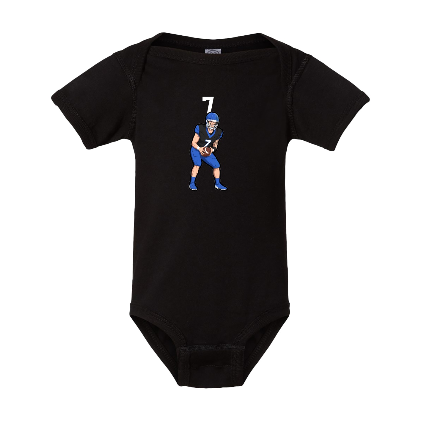 Baby Onesie — Number Top in Black