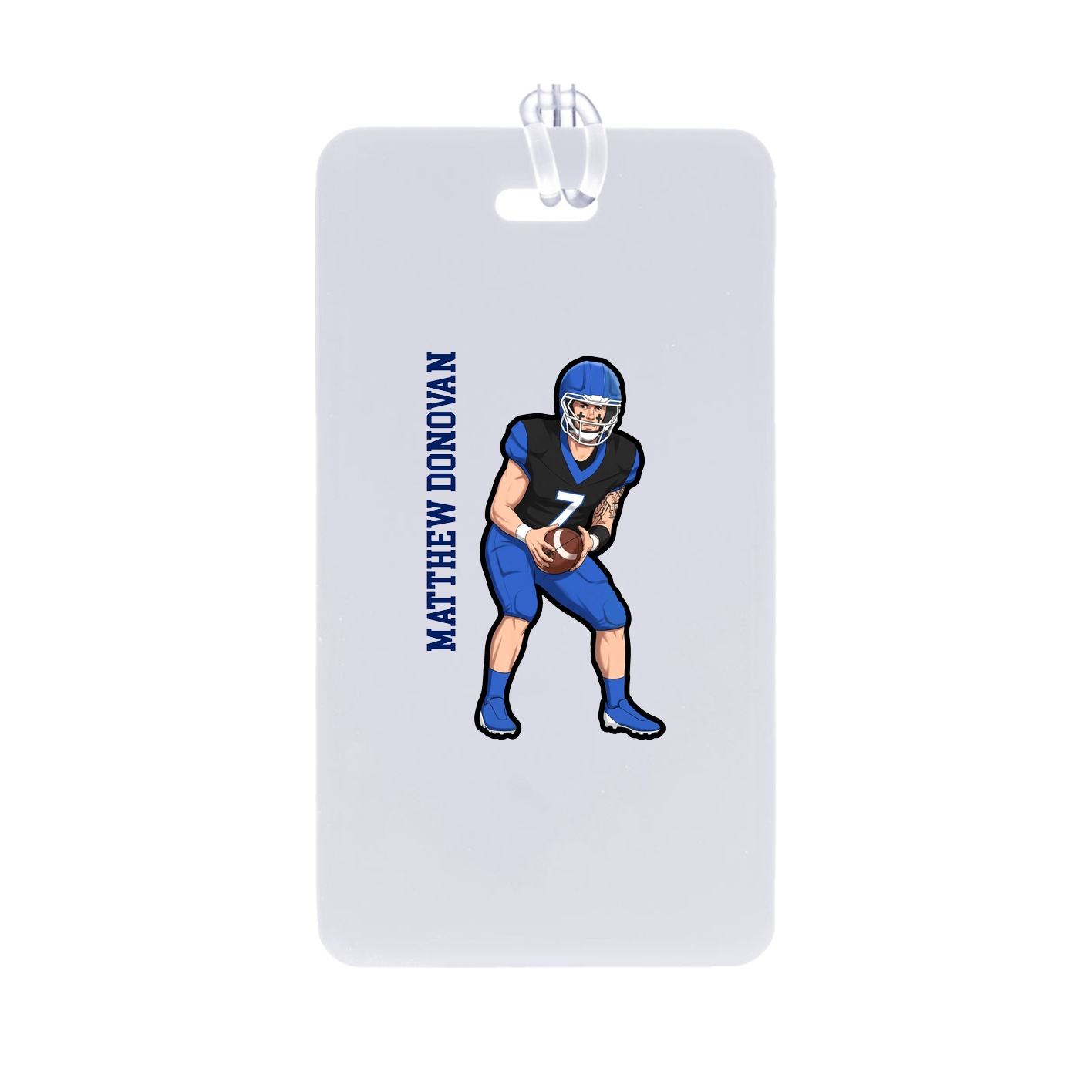 Bag Tag — Name Vertical in Classic