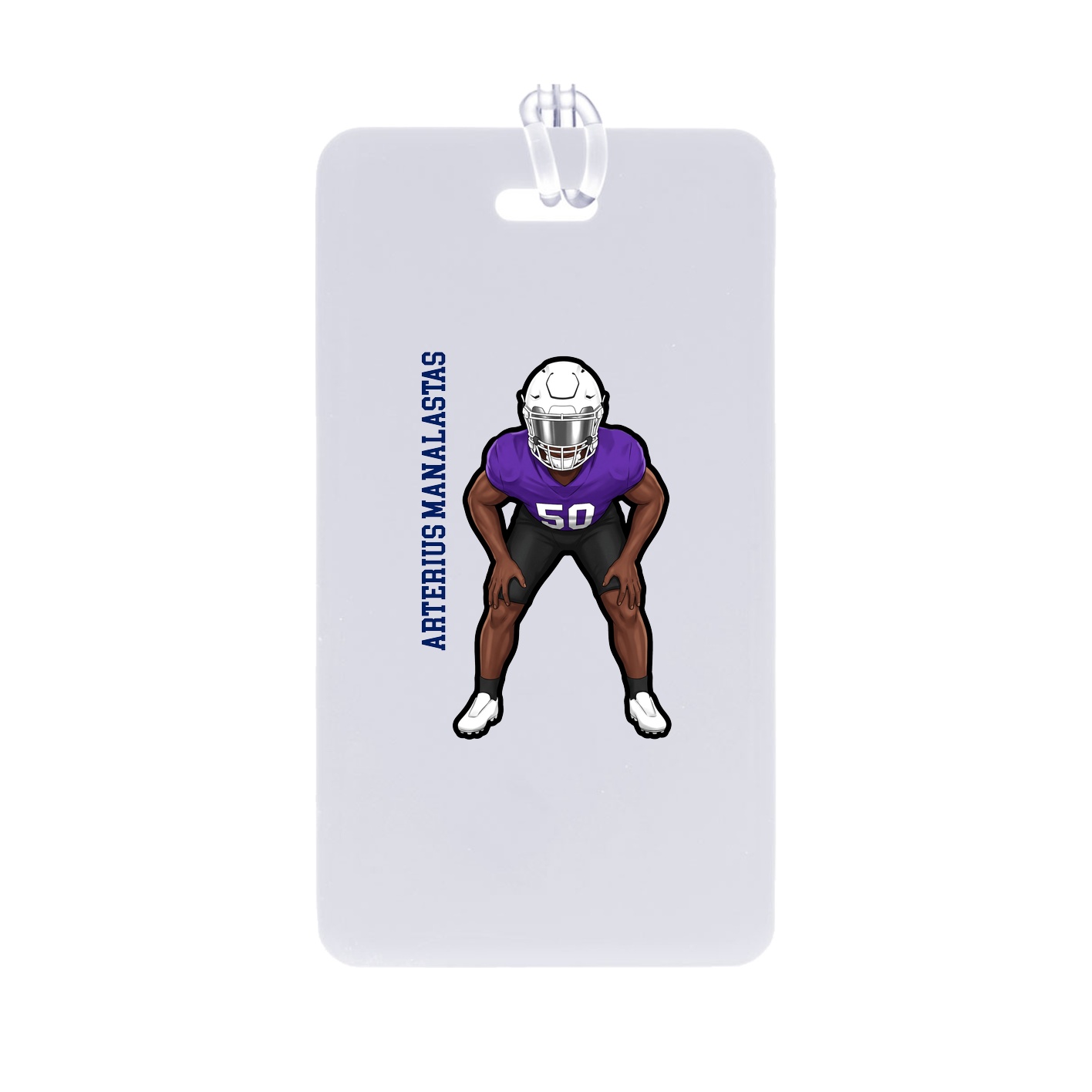 Bag Tag — Name Vertical in Classic