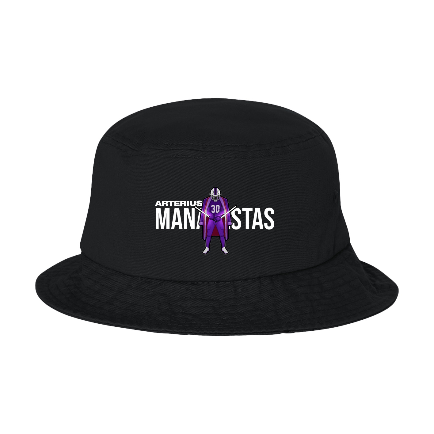 Bucket Cap — Player Name in Black