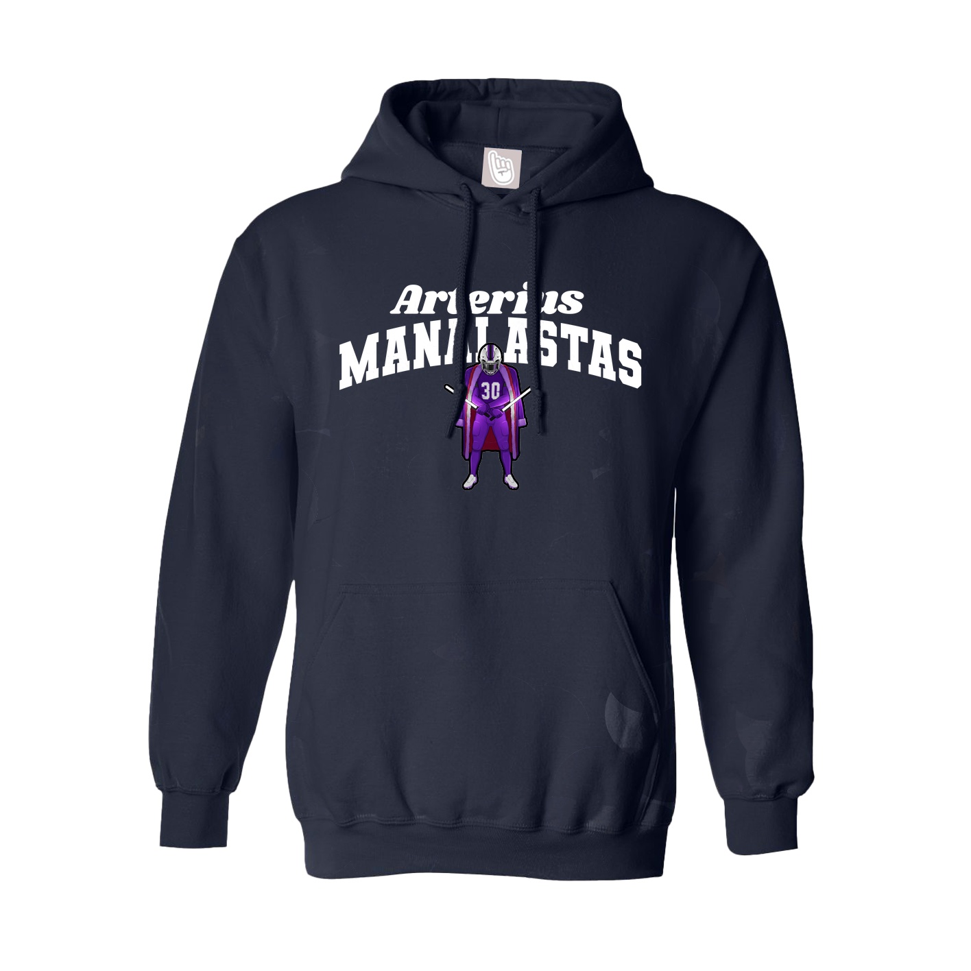 Hoodie — Signature Arch in Navy