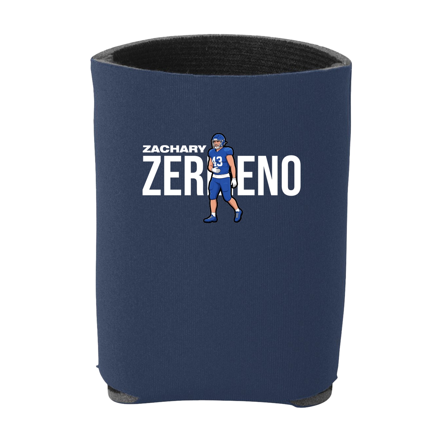 Can Holder — Player Name in Navy