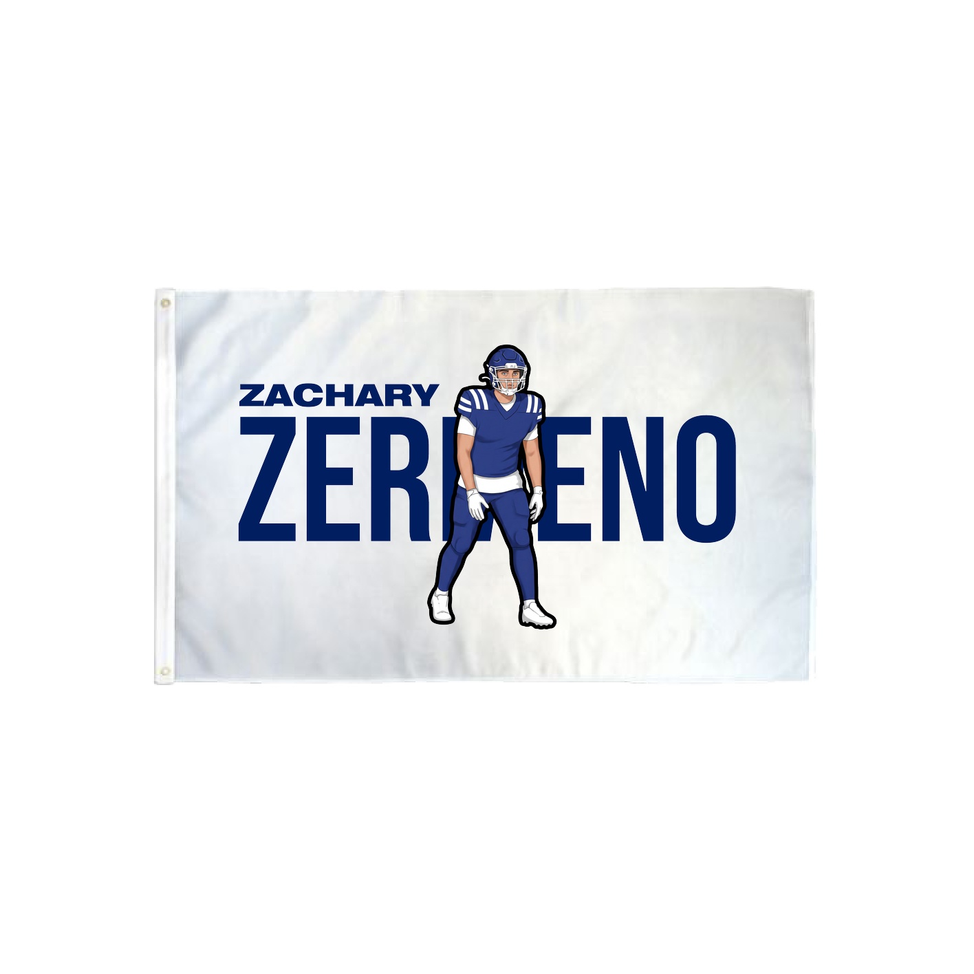 3x5 Flag — Player Name in Classic