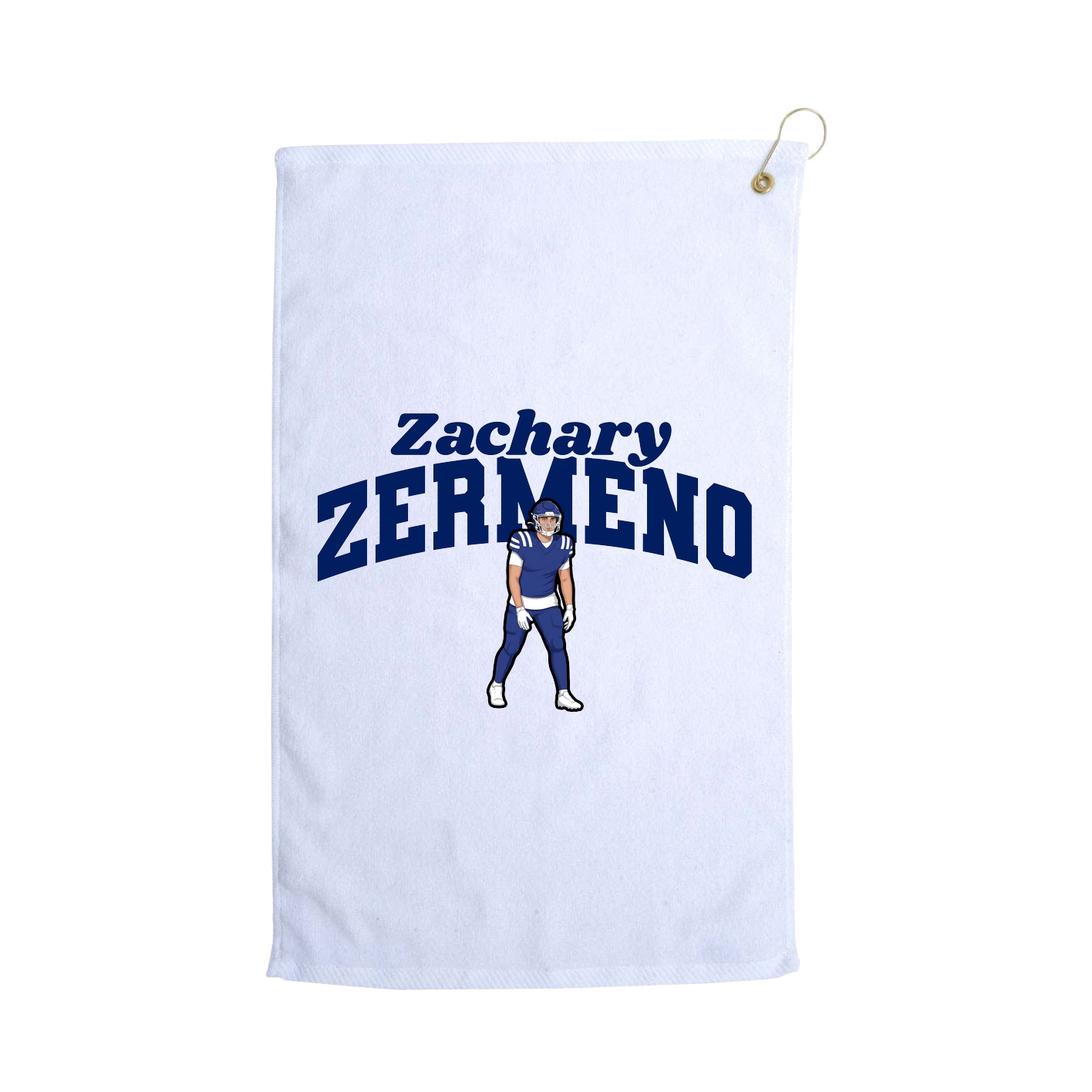 Golf Towel — Signature Arch in White