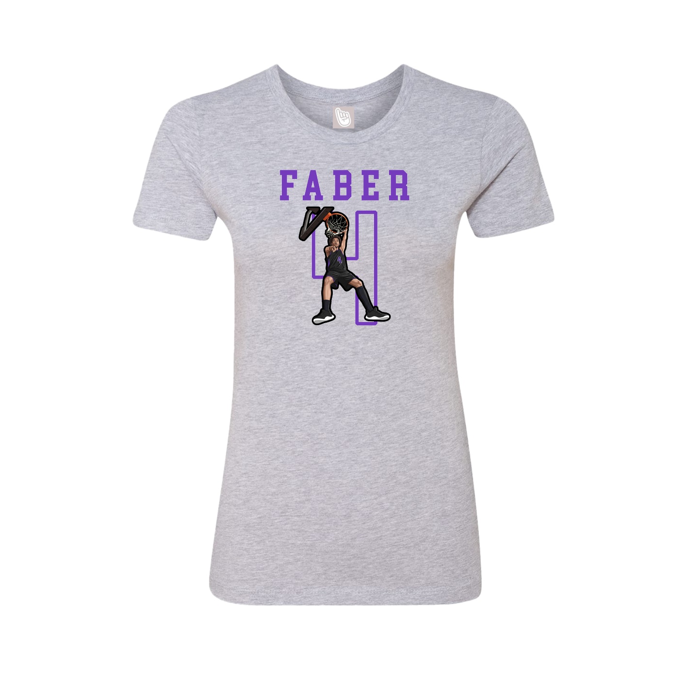 Fitted Women's Tee — Shirsey in Grey