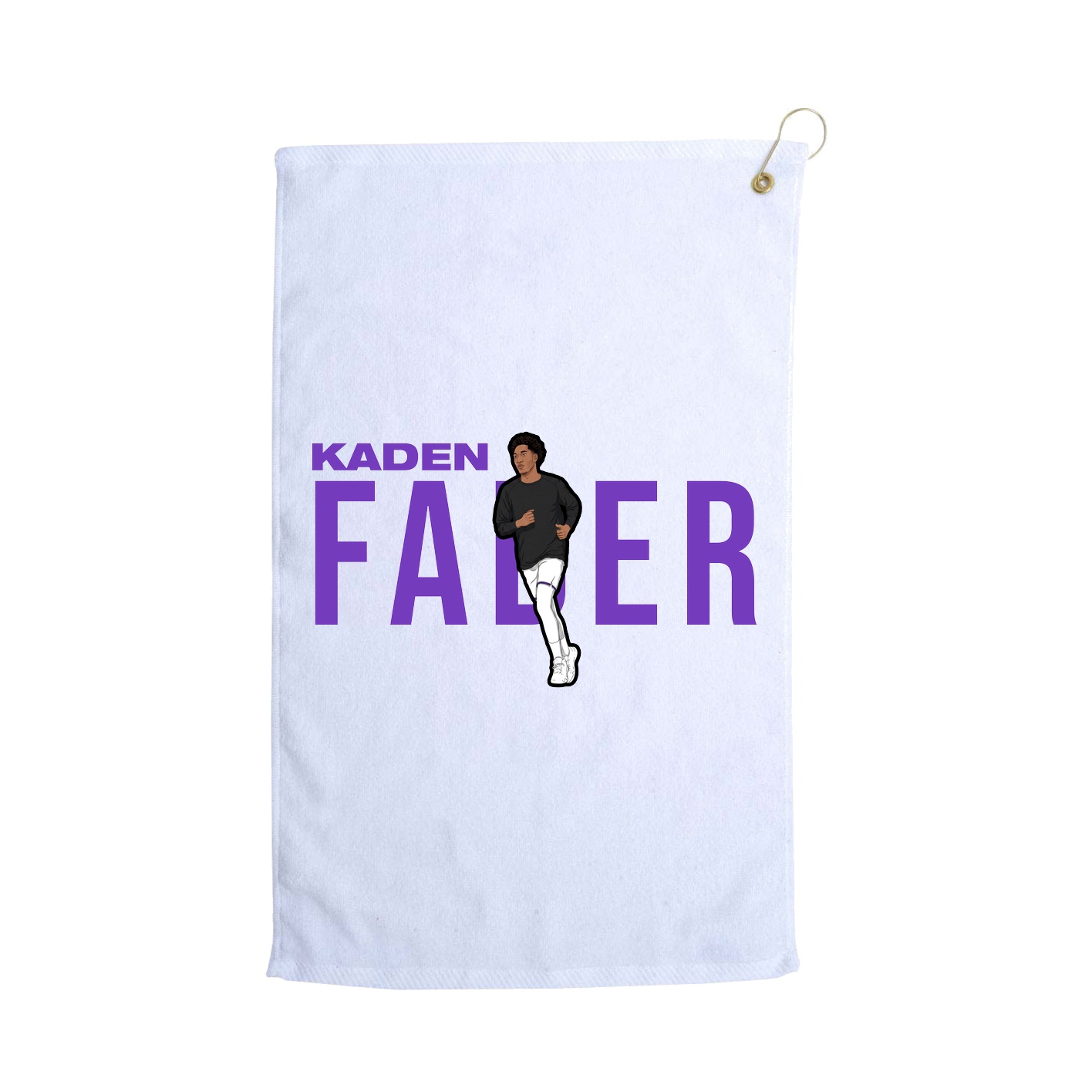 Golf Towel — Player Name in White