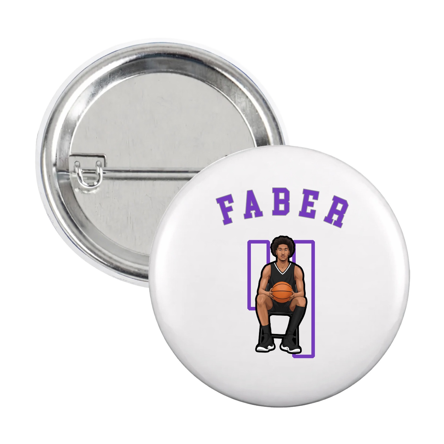 Game Day Button — Shirsey Arch in White