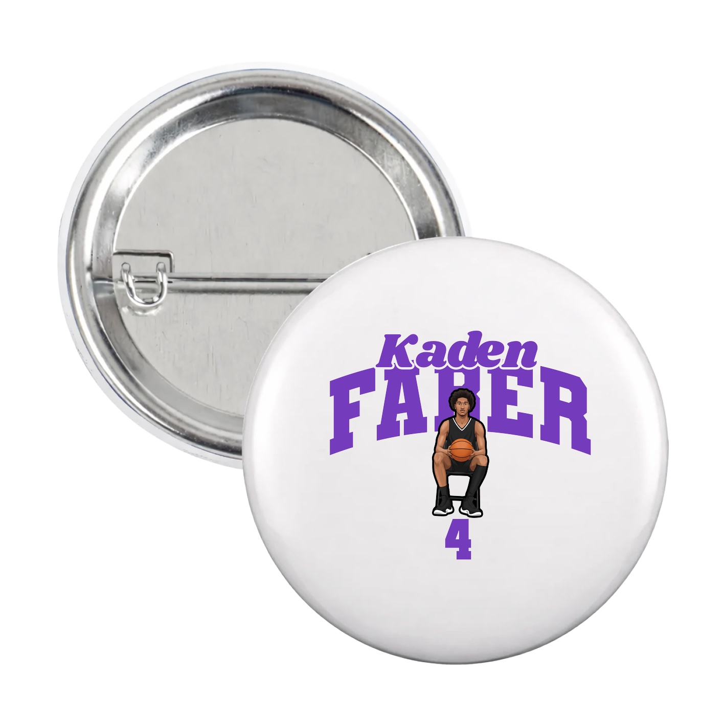 Game Day Button — Signature Arch in White