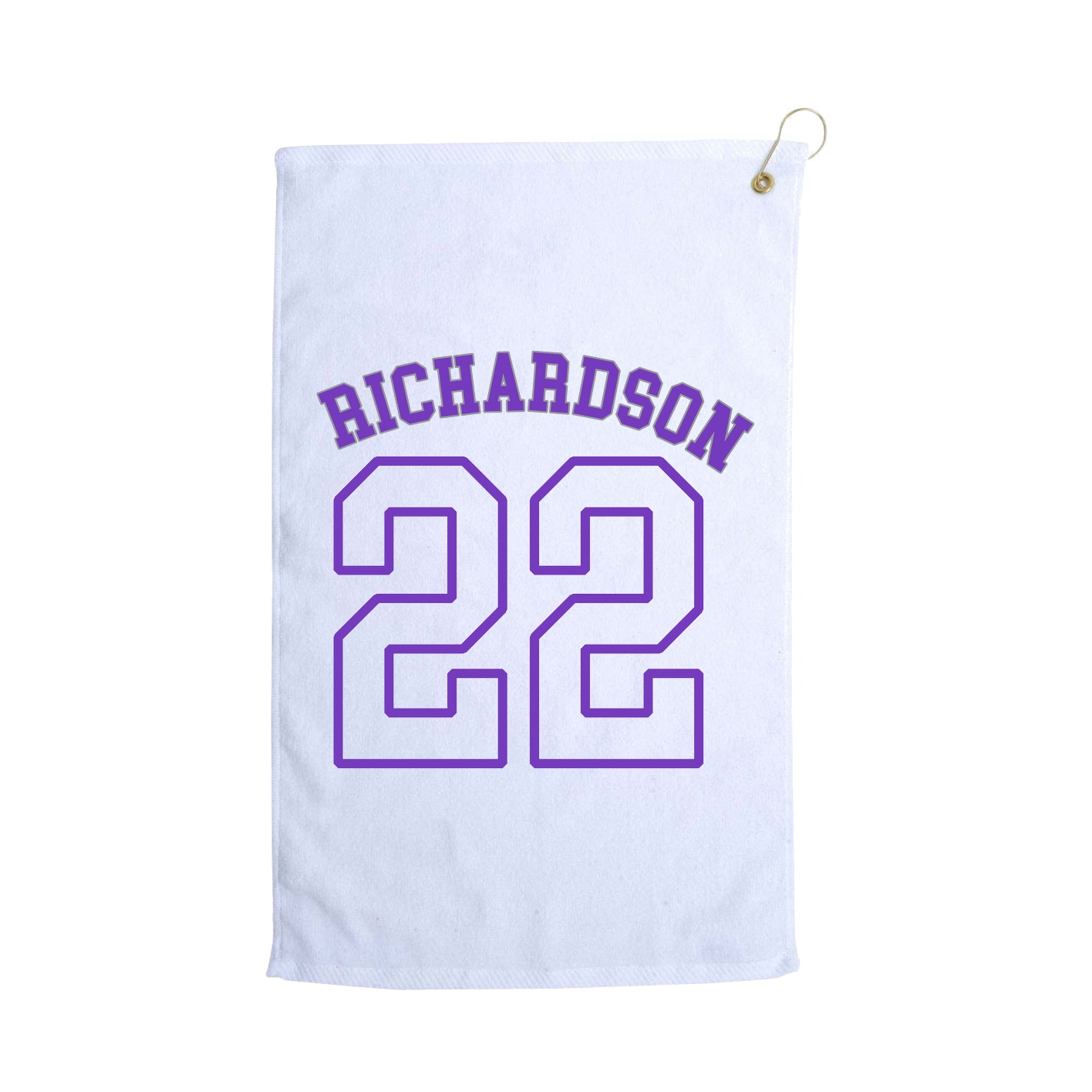 Golf Towel — Shirsey Arch in White
