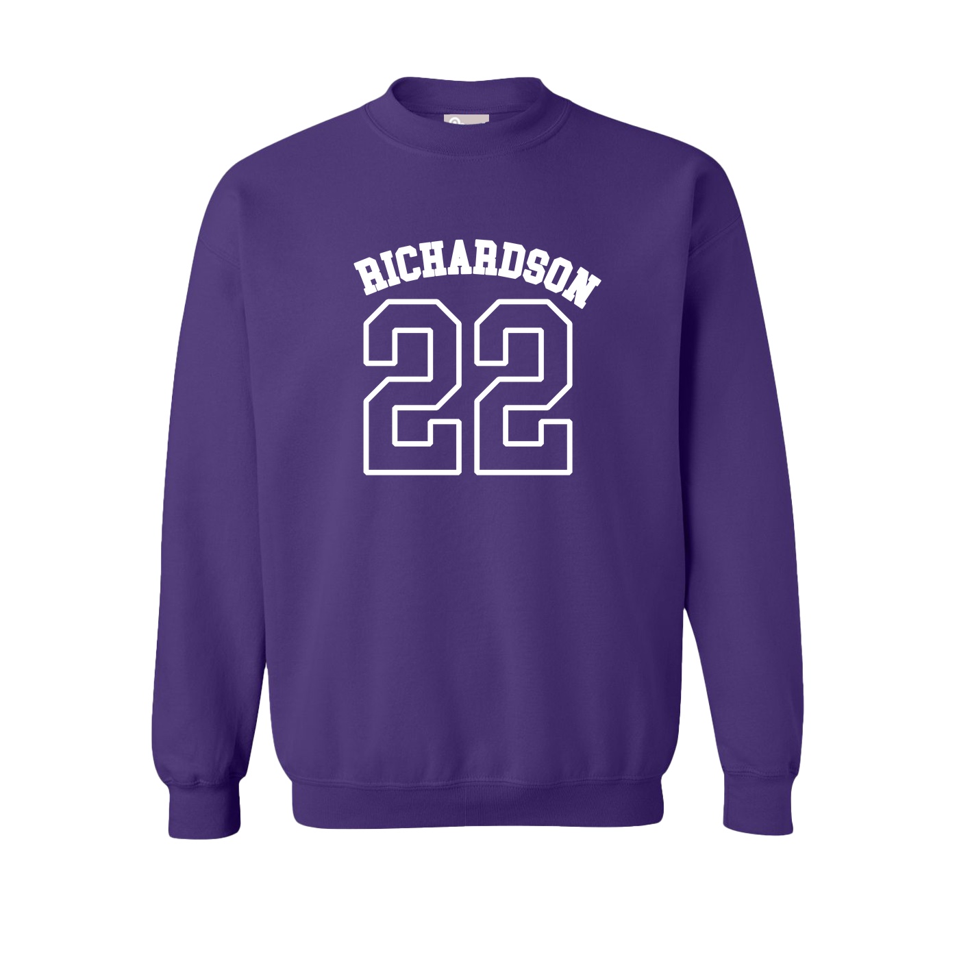 Fleece Crew — Shirsey Arch in Purple