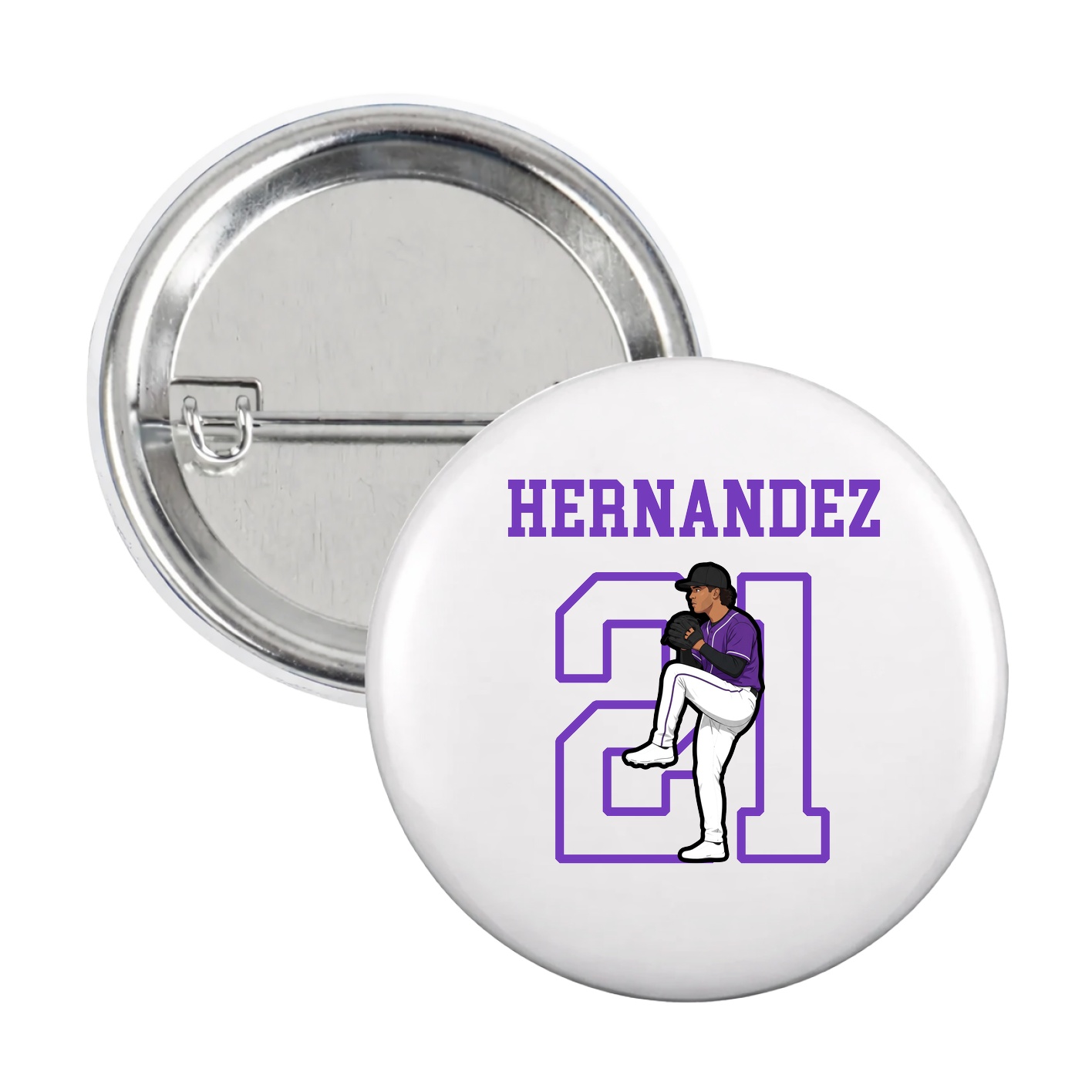 Game Day Button — Shirsey in White