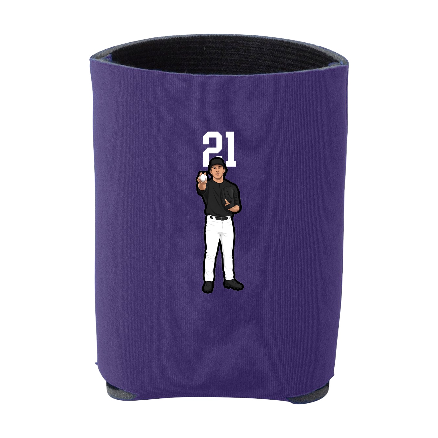 Can Holder — Number Top in Purple