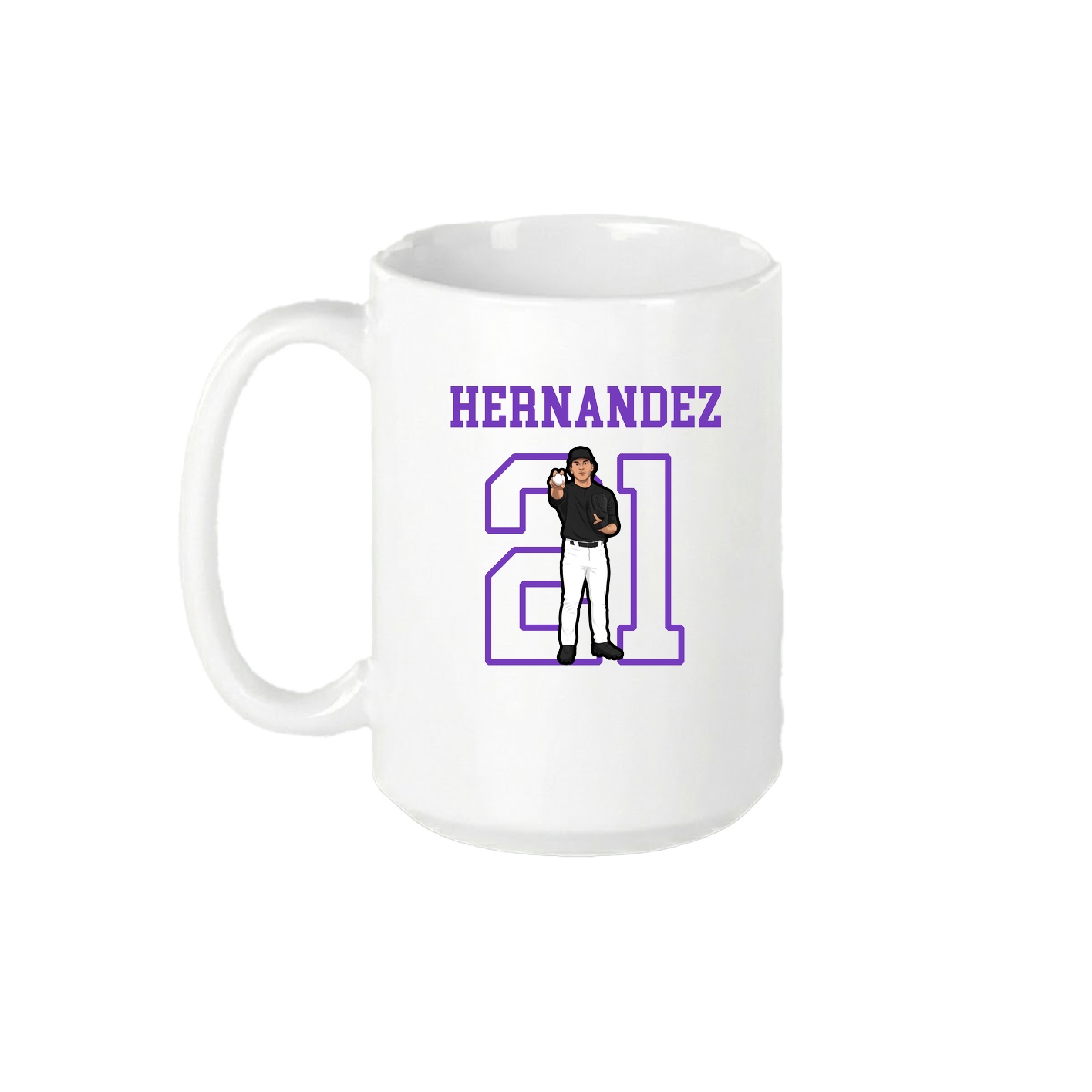 15oz Coffee Mug — Shirsey in White
