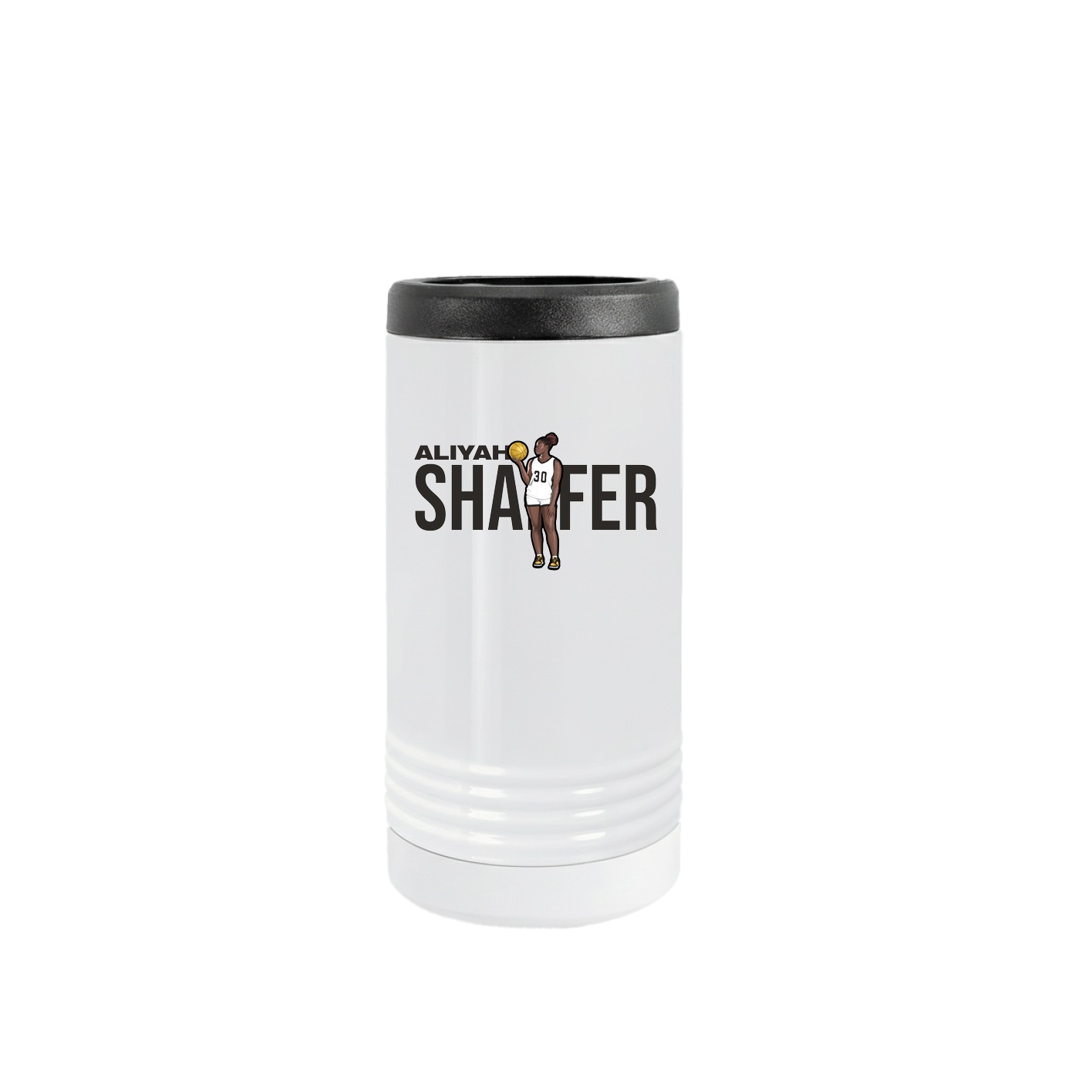 Slim Beverage Holder — Player Name in White