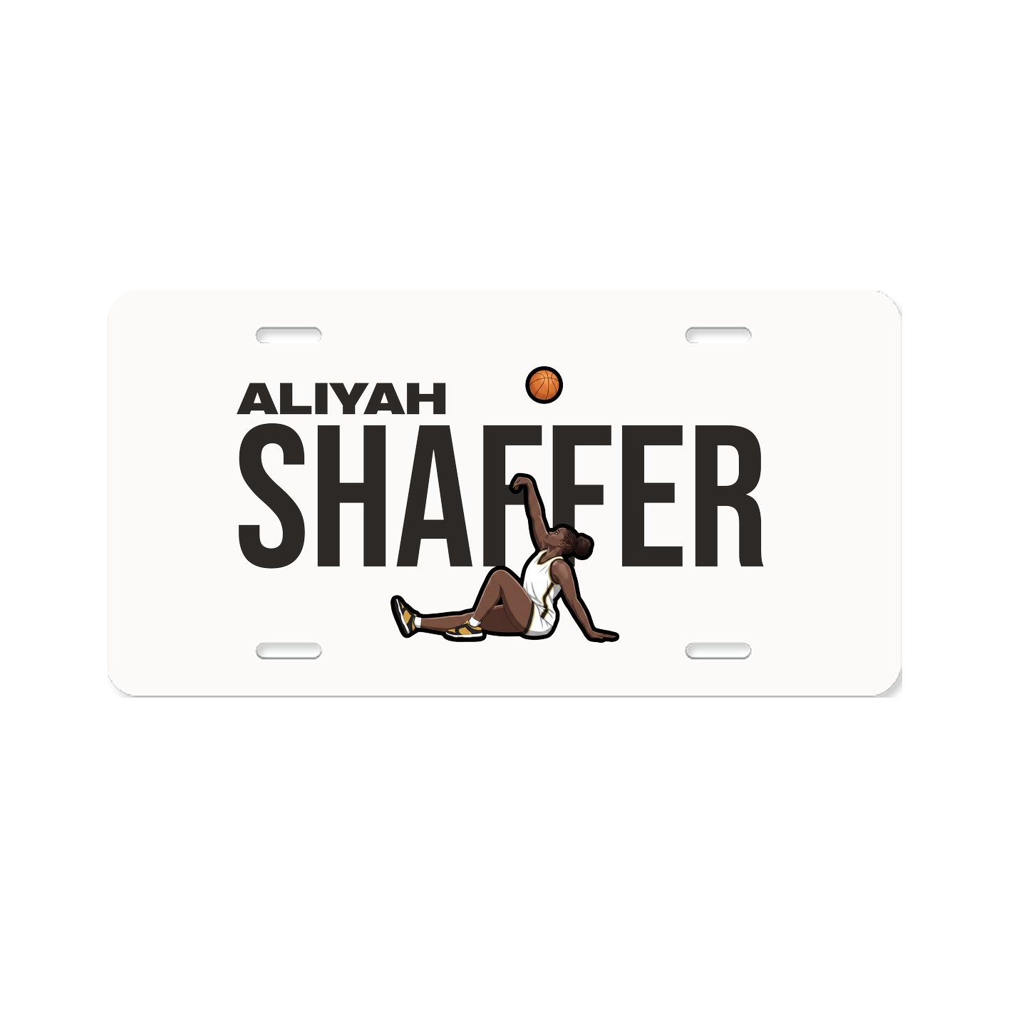 License Plate — Player Name in Classic